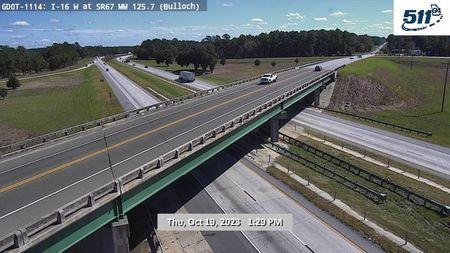 Traffic Cam Mitchell Forks: GDOT-CAM-I-16-127.00--1