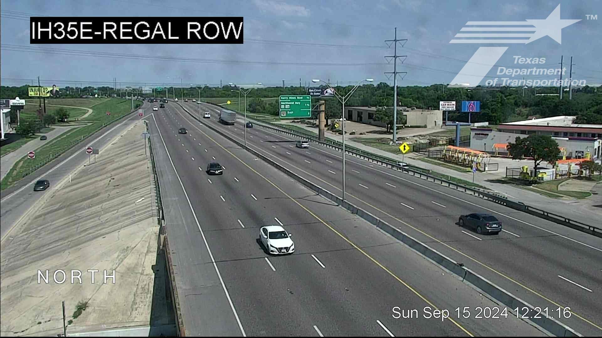 Traffic Cam Dallas › North: I-35E @ Regal Row