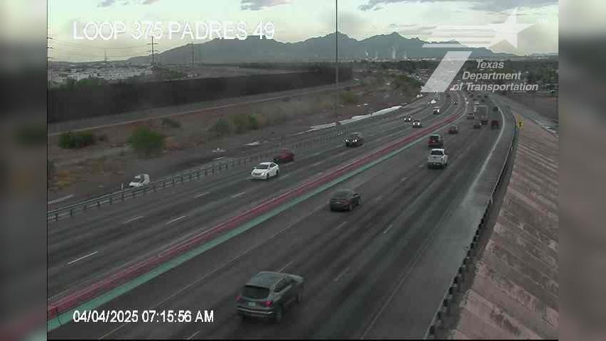 Traffic Cam El Paso › West: LP-375 @ Padres