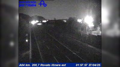 Preview delle webcam di Rovato: A04 km. 200,7 - itinere est