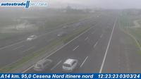 Quartiere Ravennate: A14 km. 95,0 Cesena Nord itinere nord - Day time