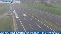 Cassino: A01 km. 678,6 S.Vittore itinere nord - Day time