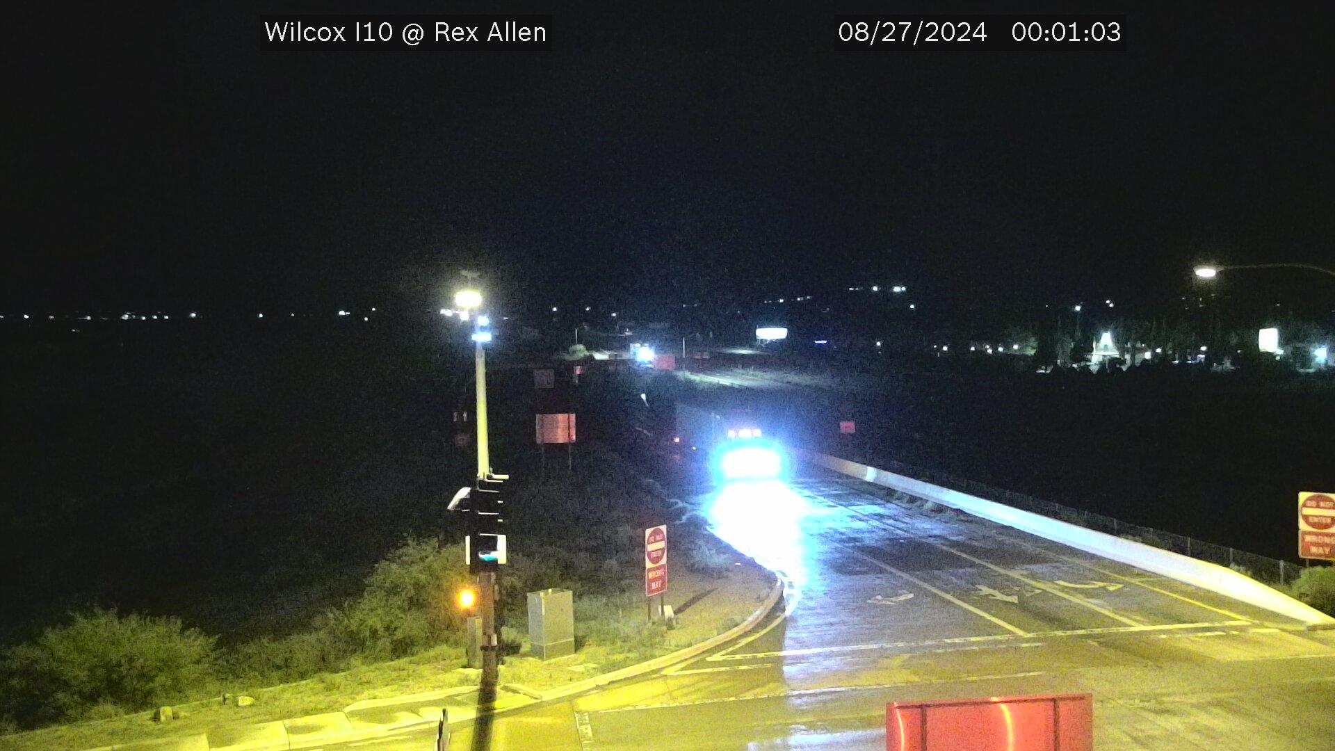 Traffic Cam Willcox › North: I-10 NB 340.50 @W Rex Allen Dr