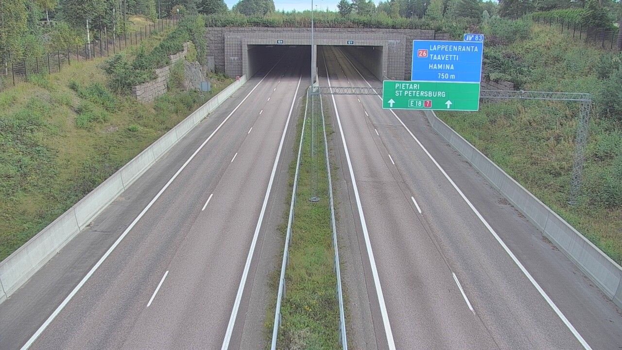 Traffic Cam Hamina: Tie - Husula, suuaukko länsi