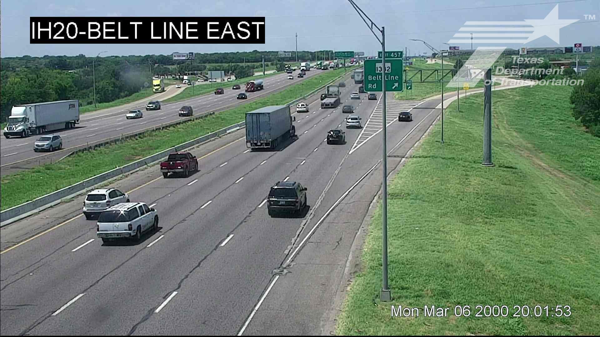 Traffic Cam Dallas › East: IH20 @ Belt Line East