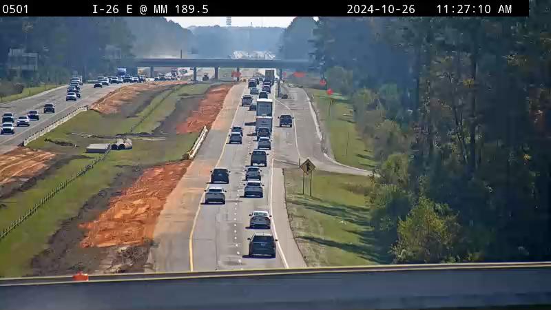 Traffic Cam Mount Pisgah: I-26 E @ MM 189.5 (Volvo Flyover)