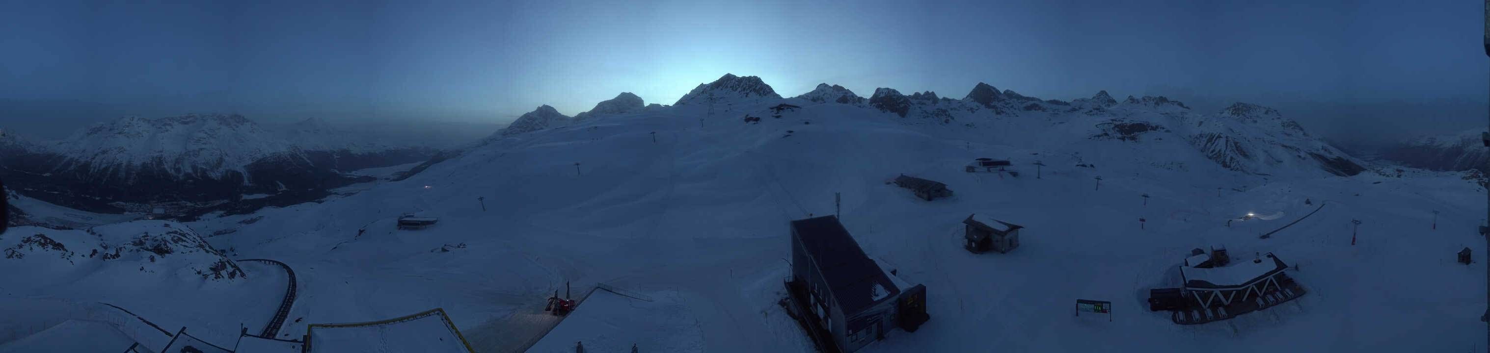 Sankt Moritz: Corviglia Panorama