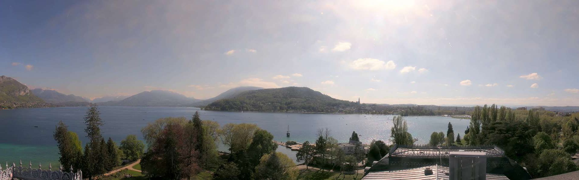 Webcam Lac d'Annecy - Vue panoramique