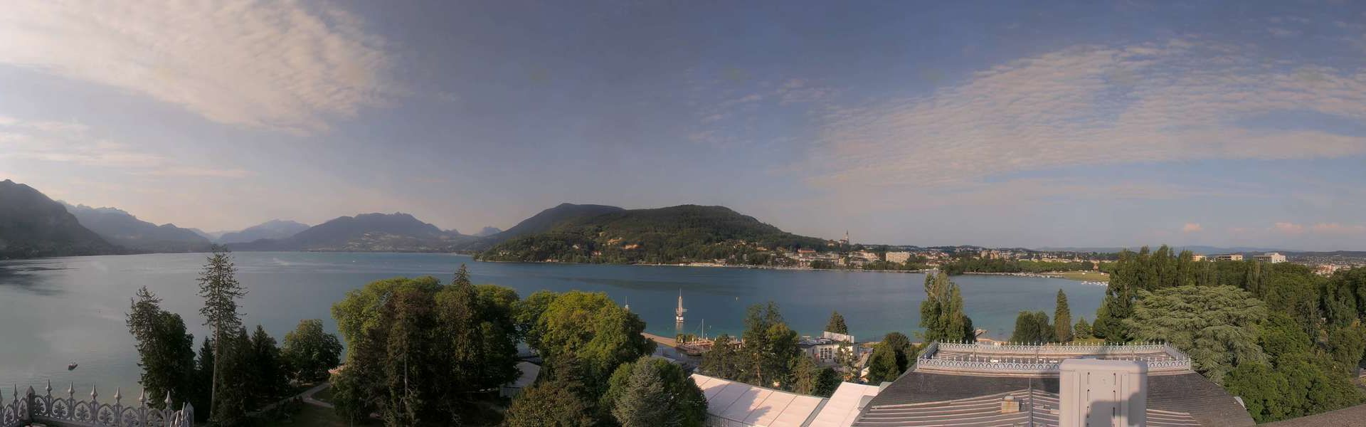 Webcam Lac d'Annecy - Vue panoramique