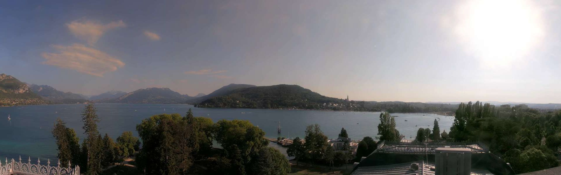Webcam Lac d'Annecy - Vue panoramique