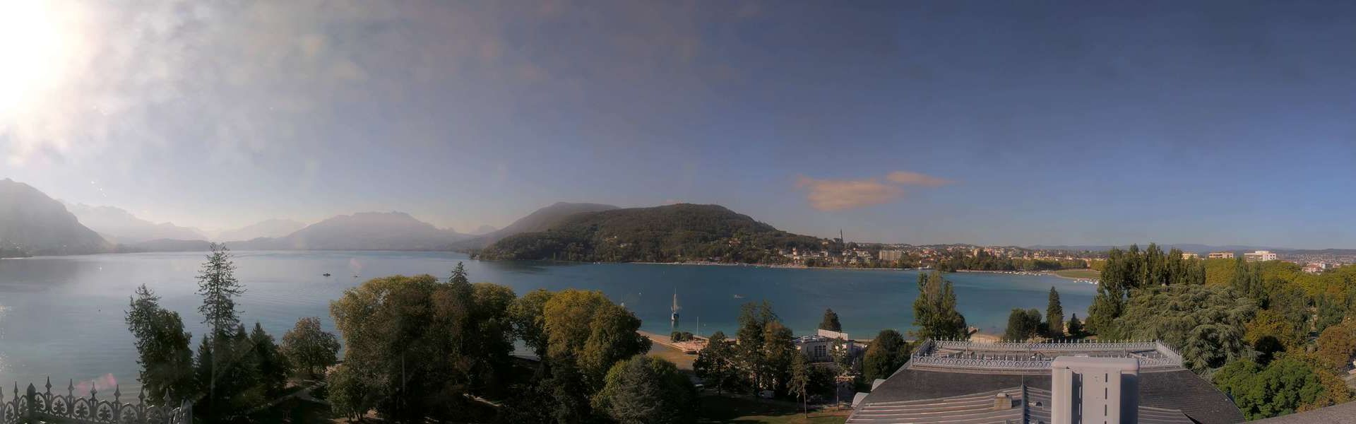 Webcam Lac d'Annecy - Vue panoramique