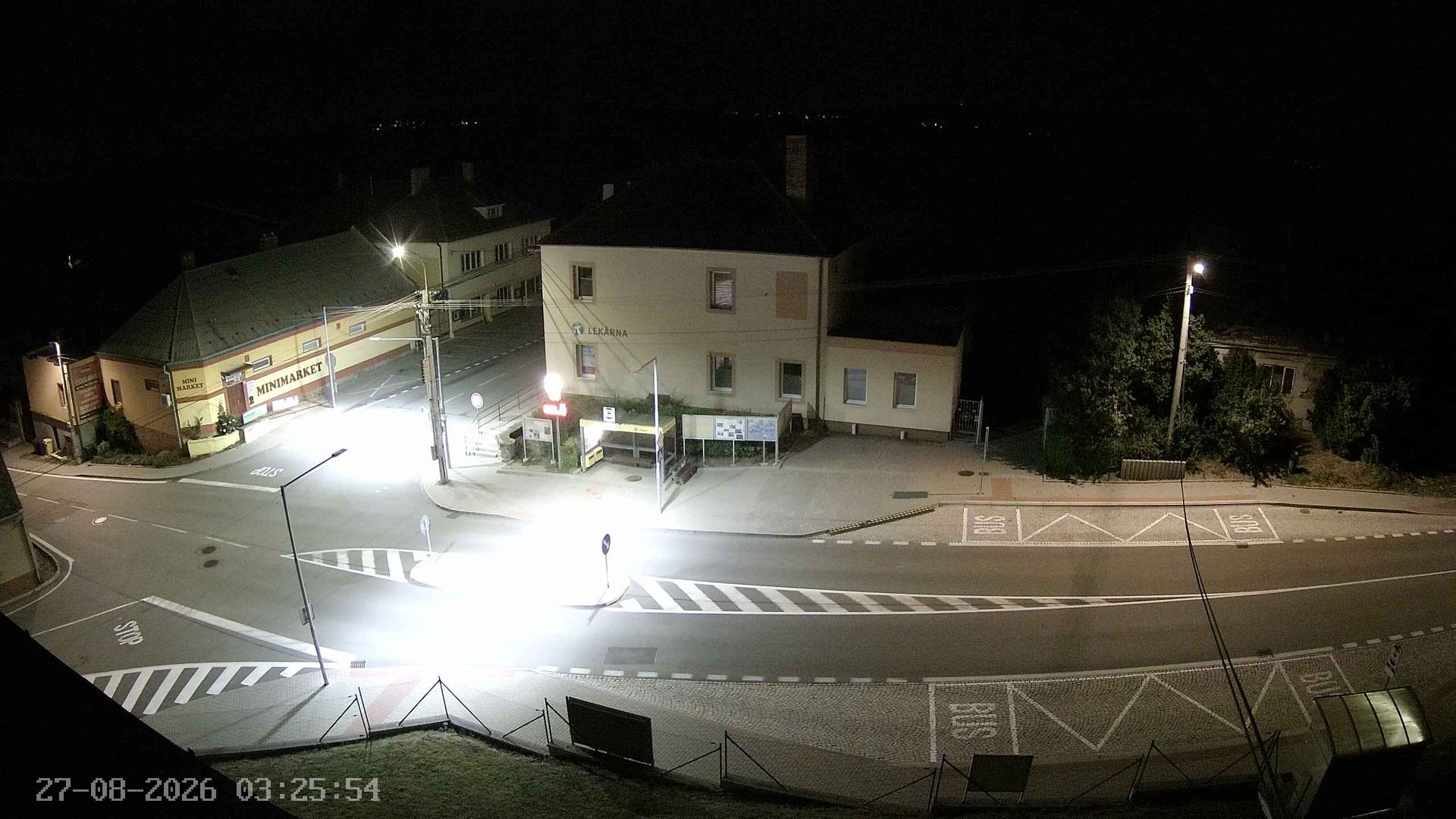 Traffic Cam Sebetov › West: Šebetov křižovatka
