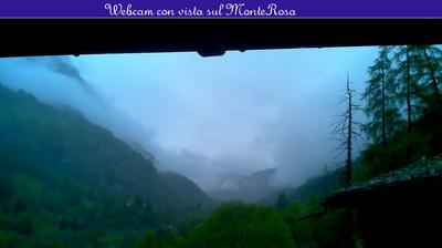 Preview delle webcam di Gressoney-Saint-Jean › North: Valle d’Aosta - vista sul Ghiacciaio del Monterosa