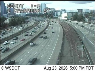 Traffic Cam Seattle: I-5 at MP 164.6: S Dearborn St