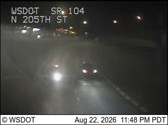 Traffic Cam Edmonds: SR 104 at MP 28.7: N 205th St