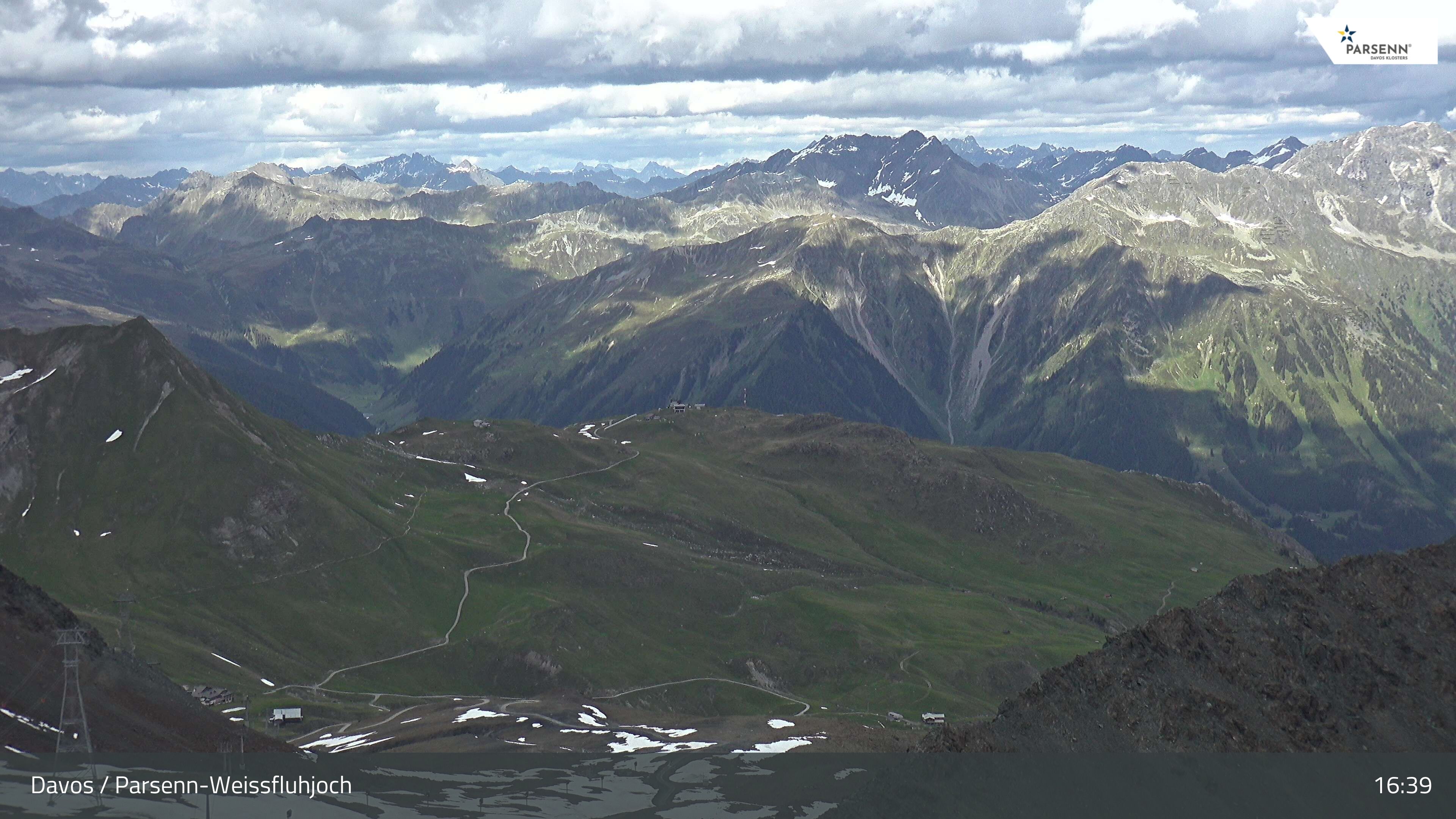 Davos: Dorf - Weissfluhjoch, Blick Gotschna