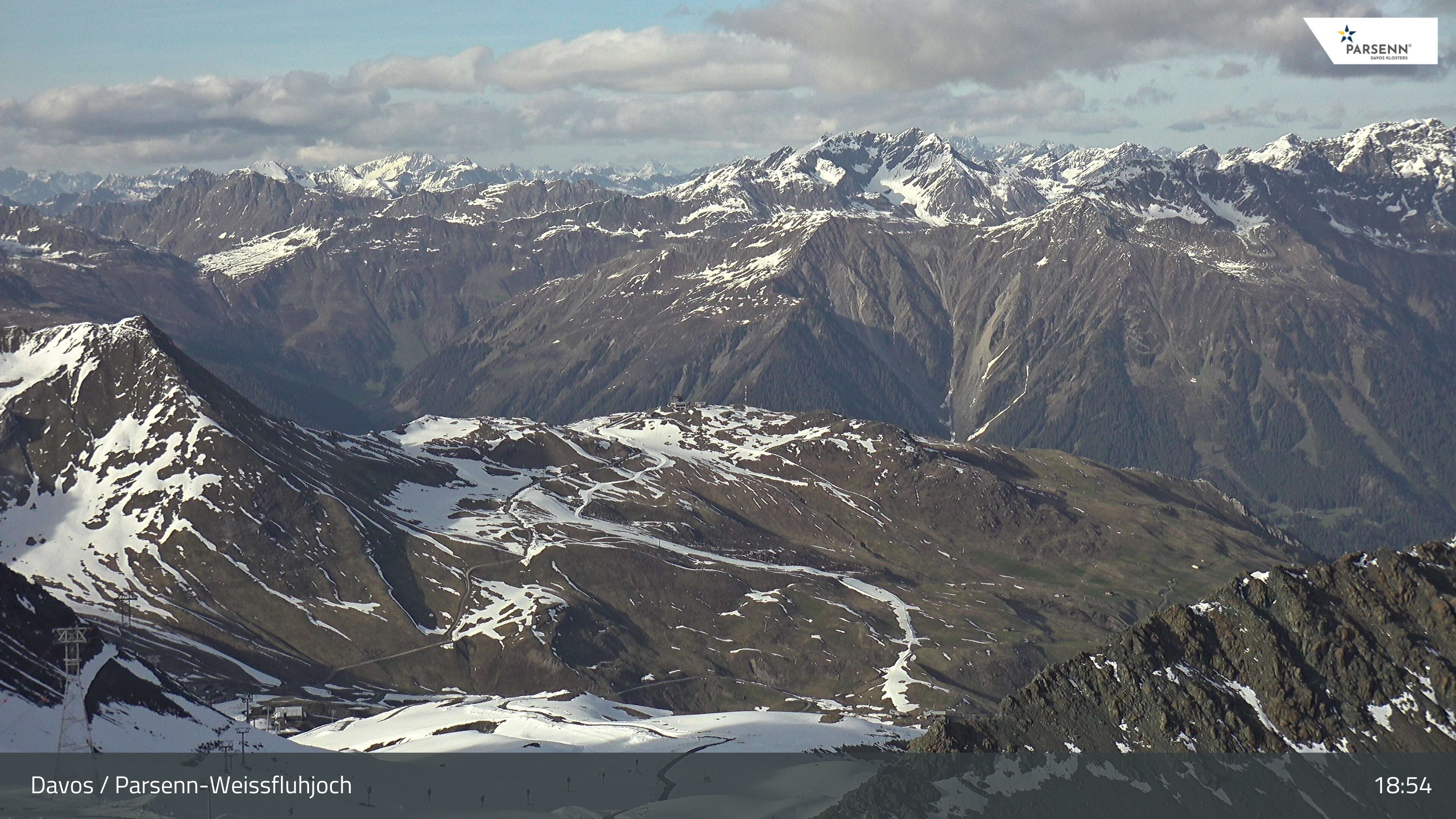 Davos: Dorf - Weissfluhjoch, Blick Gotschna