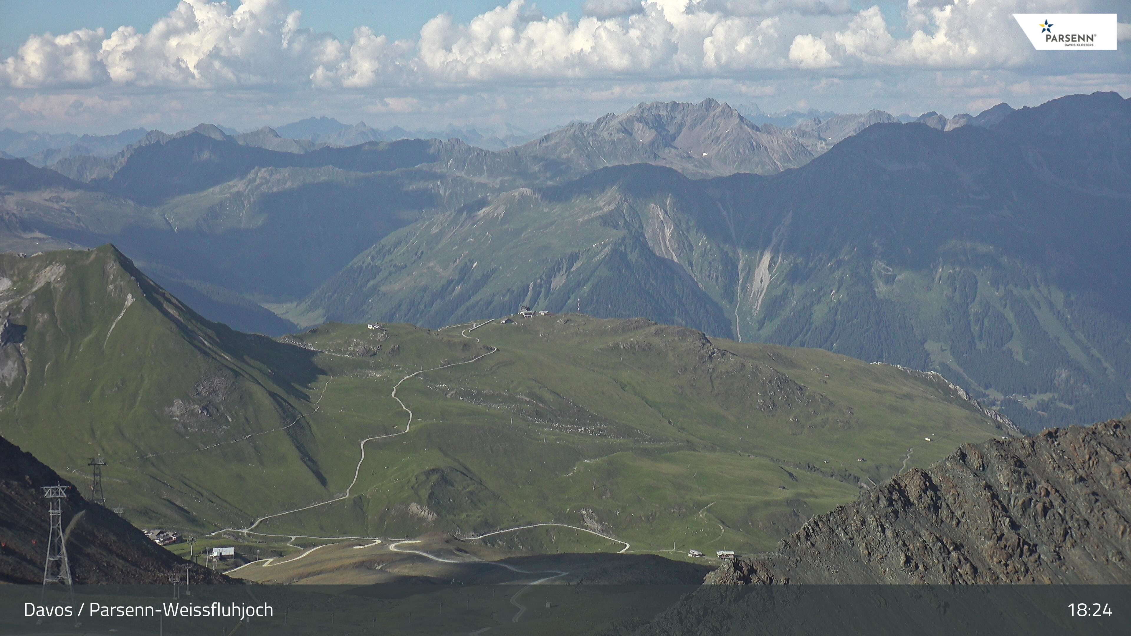 Davos: Dorf - Weissfluhjoch, Blick Gotschna