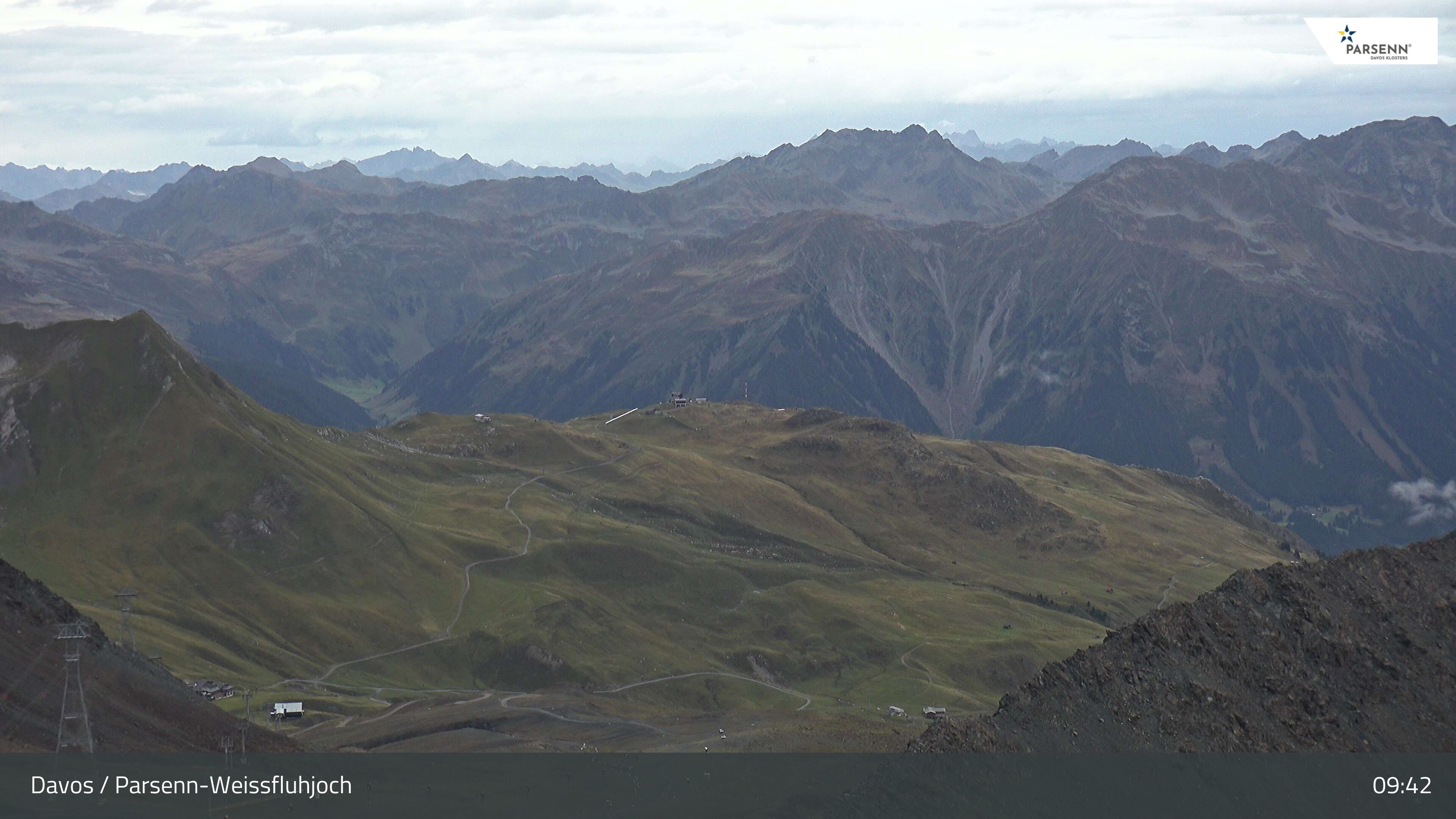 Davos: Dorf - Weissfluhjoch, Blick Gotschna