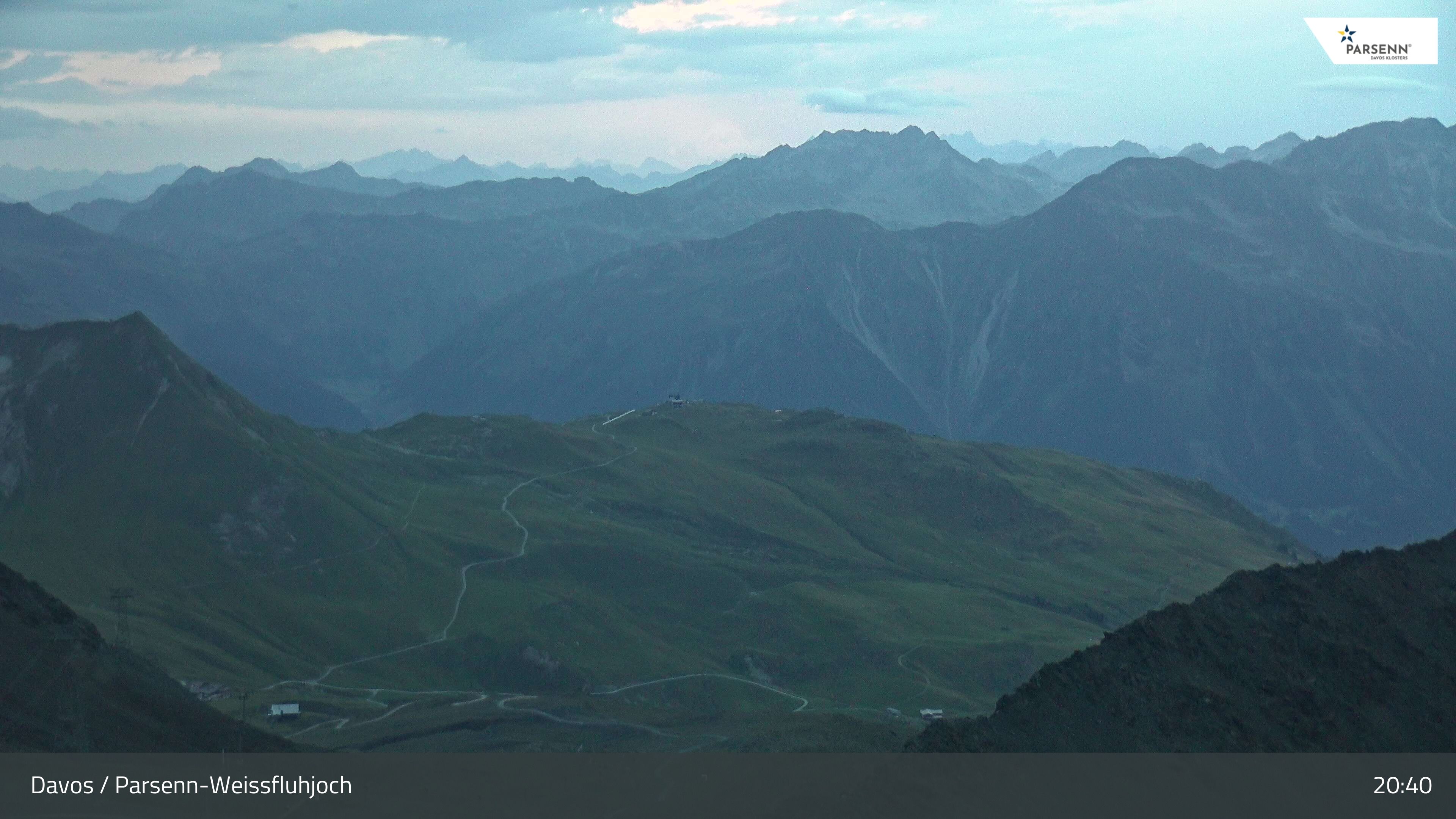 Davos: Dorf - Weissfluhjoch, Blick Gotschna