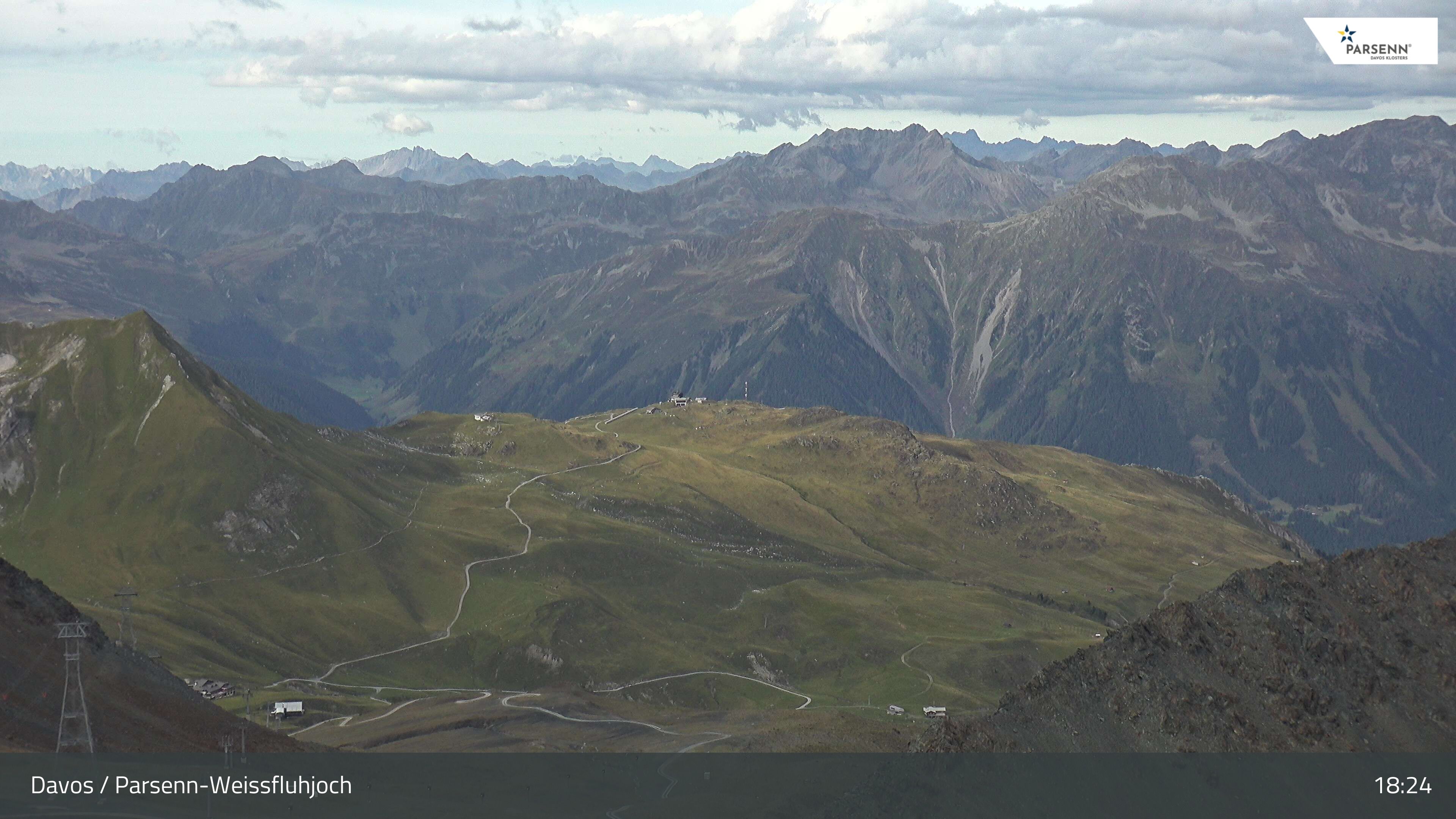 Davos: Dorf - Weissfluhjoch, Blick Gotschna