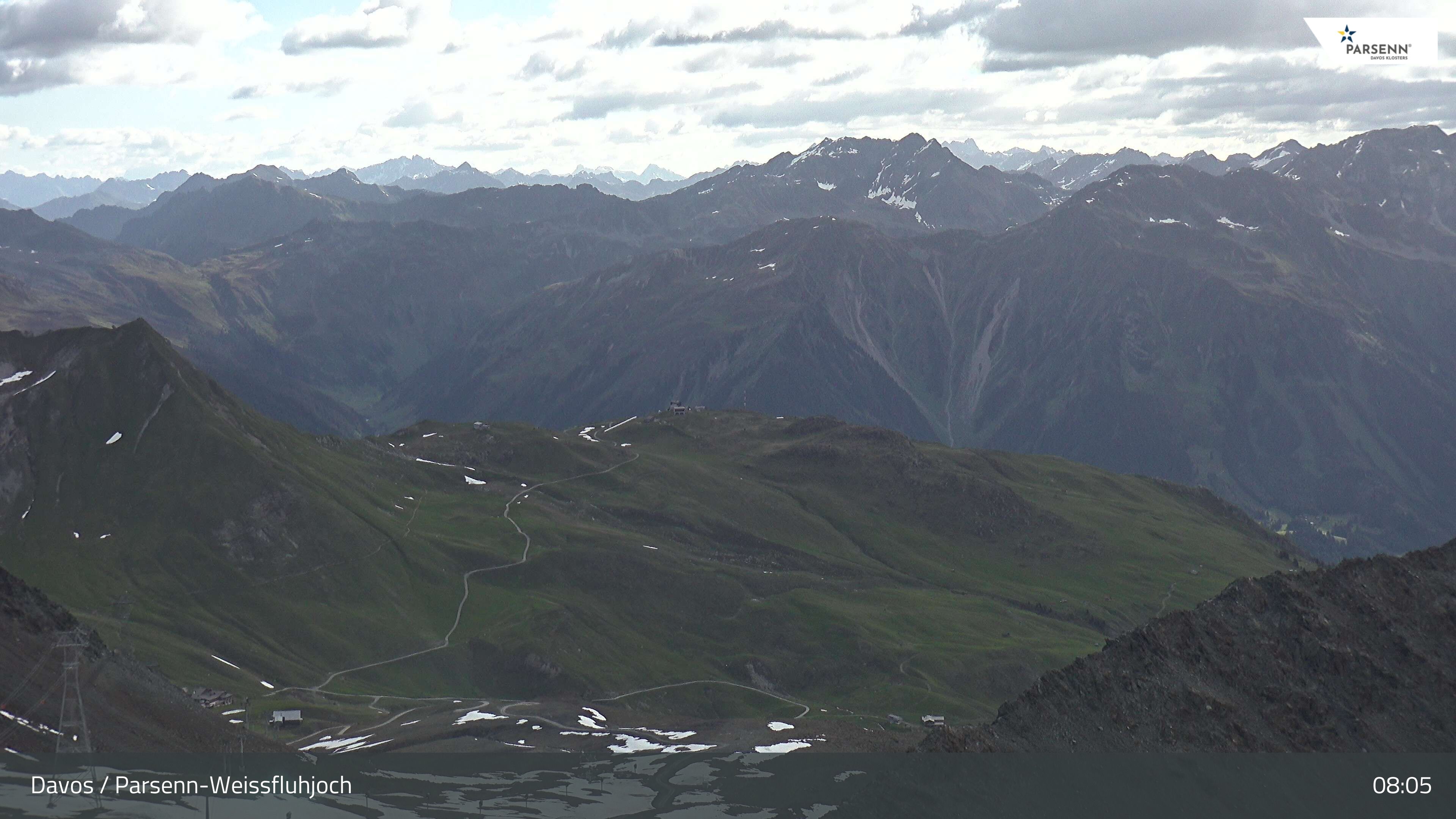 Davos: Dorf - Weissfluhjoch, Blick Gotschna