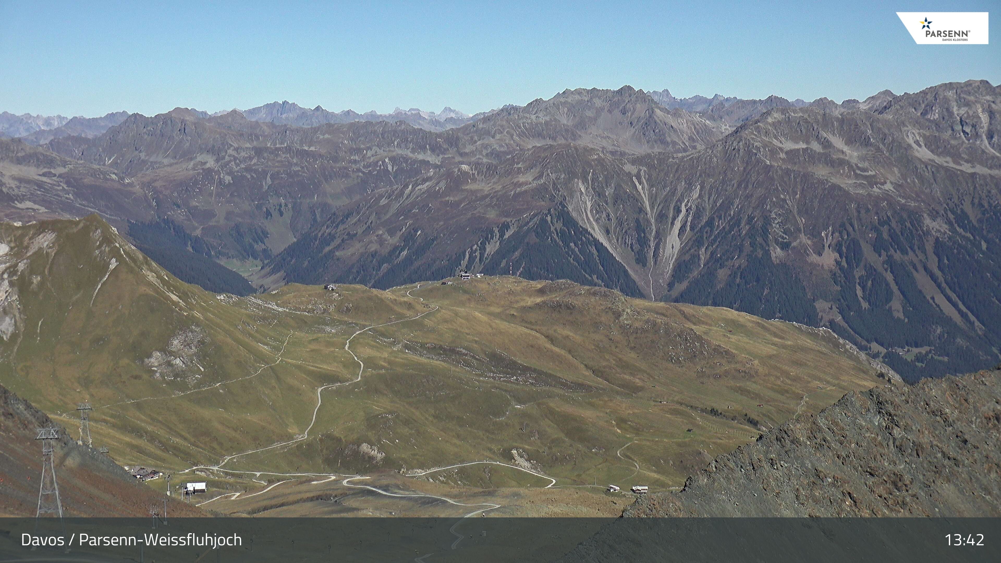 Davos: Dorf - Weissfluhjoch, Blick Gotschna
