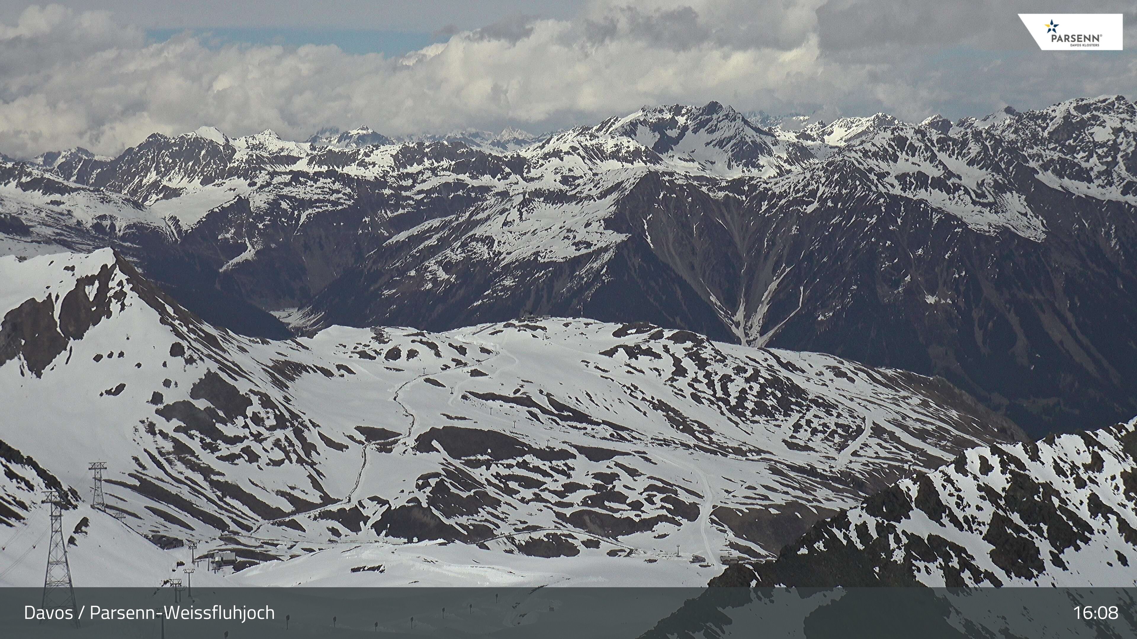 Davos: Dorf - Weissfluhjoch, Blick Gotschna