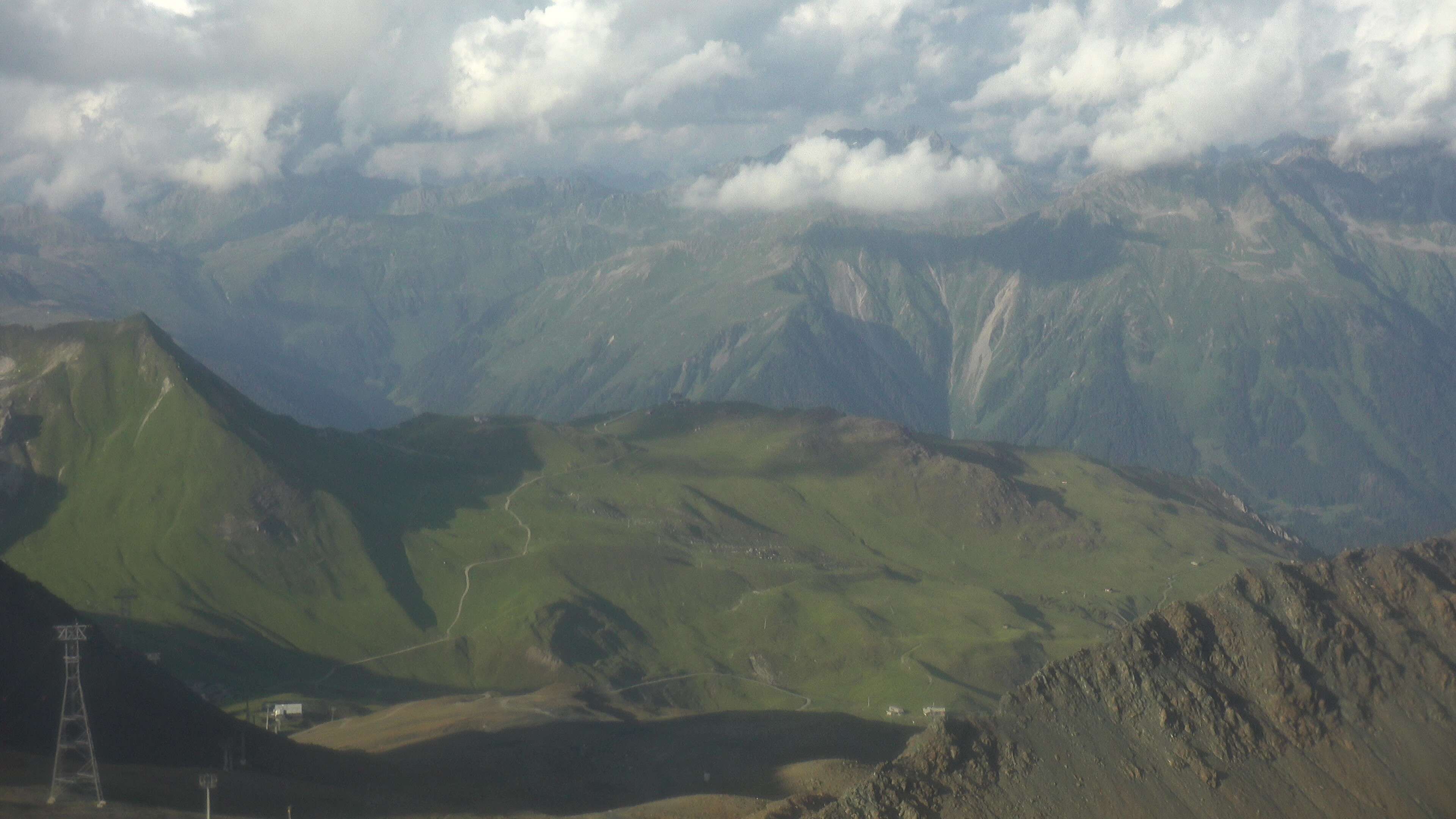 Davos: Dorf - Weissfluhjoch, Blick Gotschna