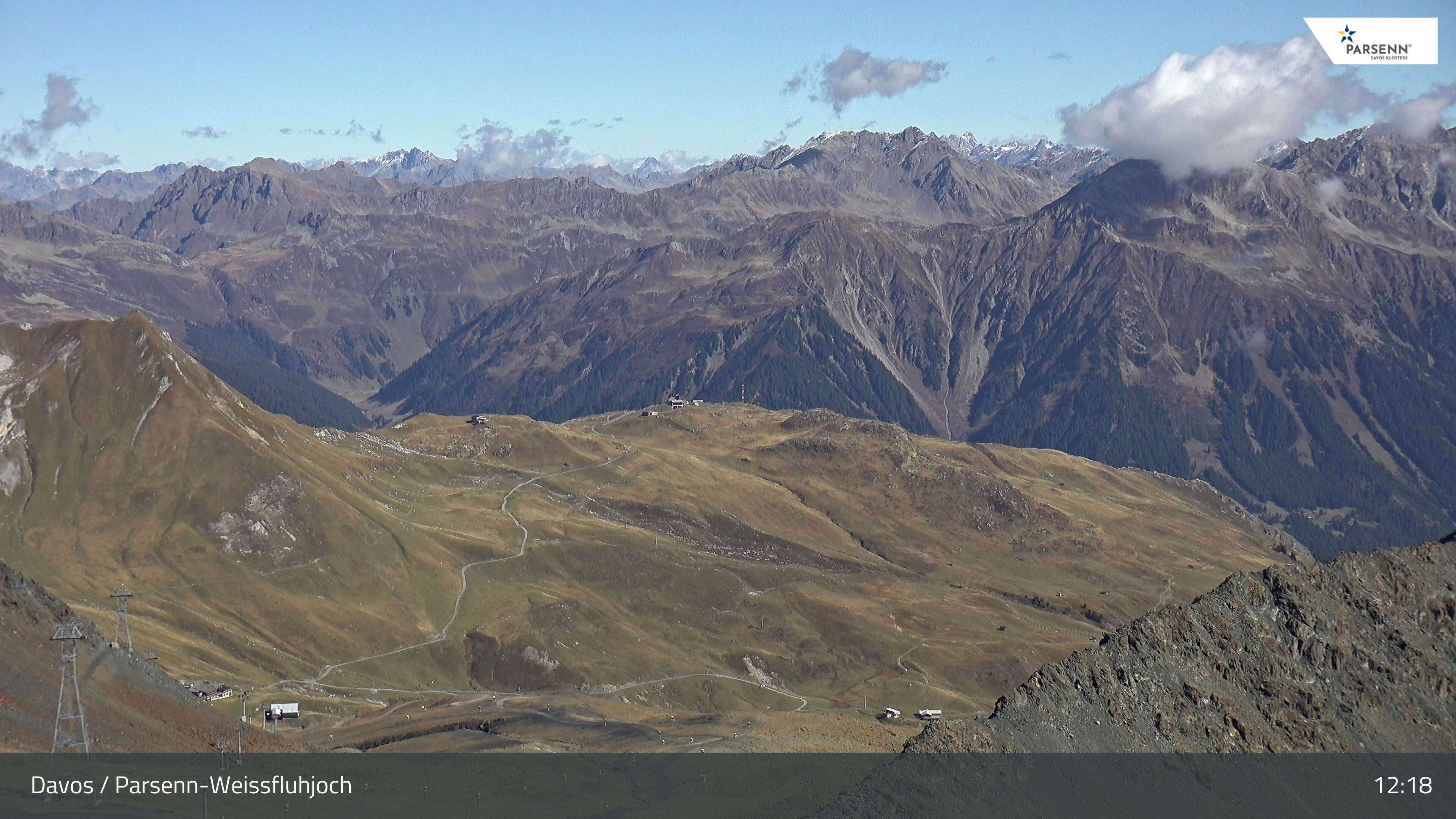 Davos: Dorf - Weissfluhjoch, Blick Gotschna