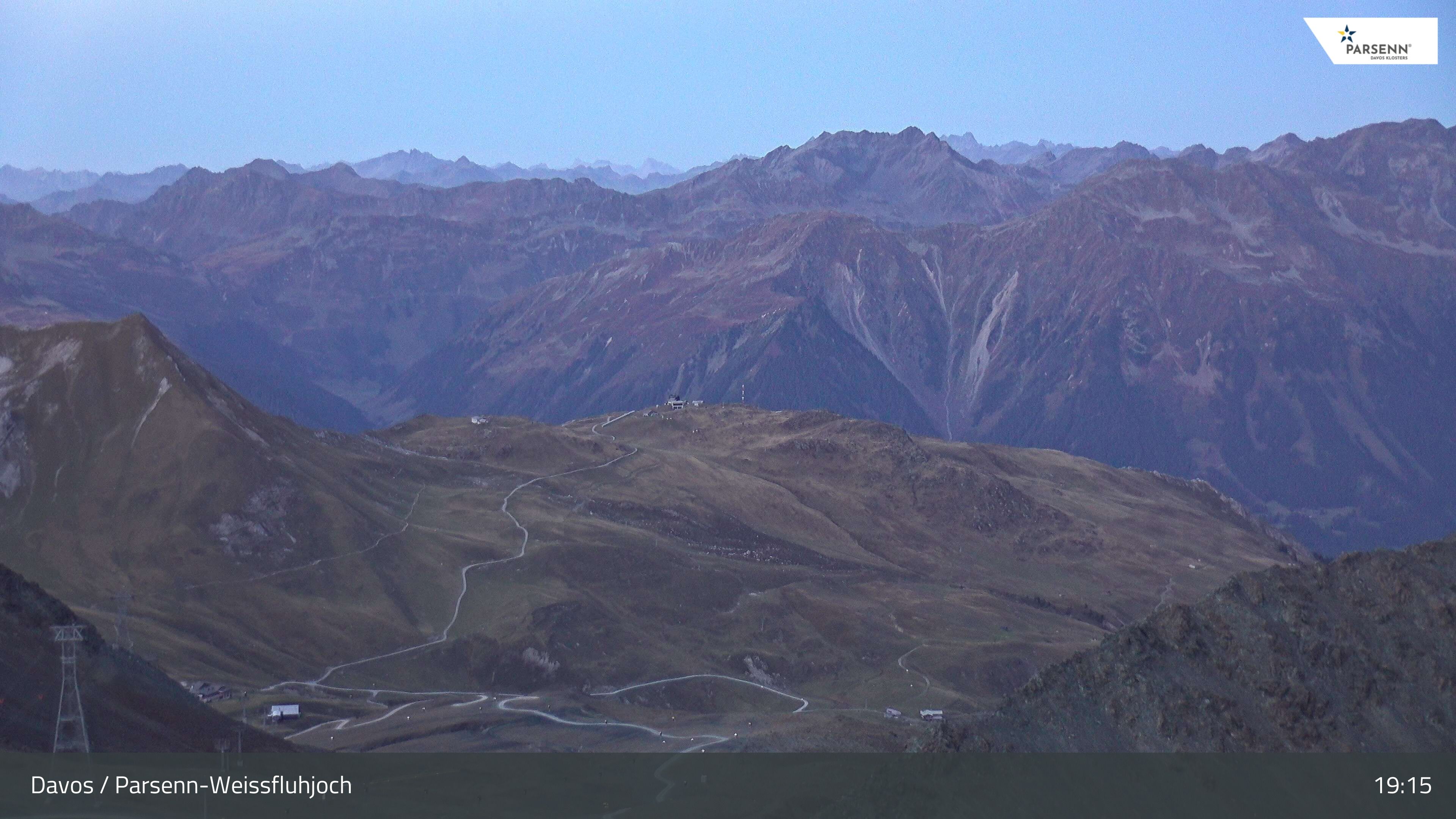 Davos: Dorf - Weissfluhjoch, Blick Gotschna