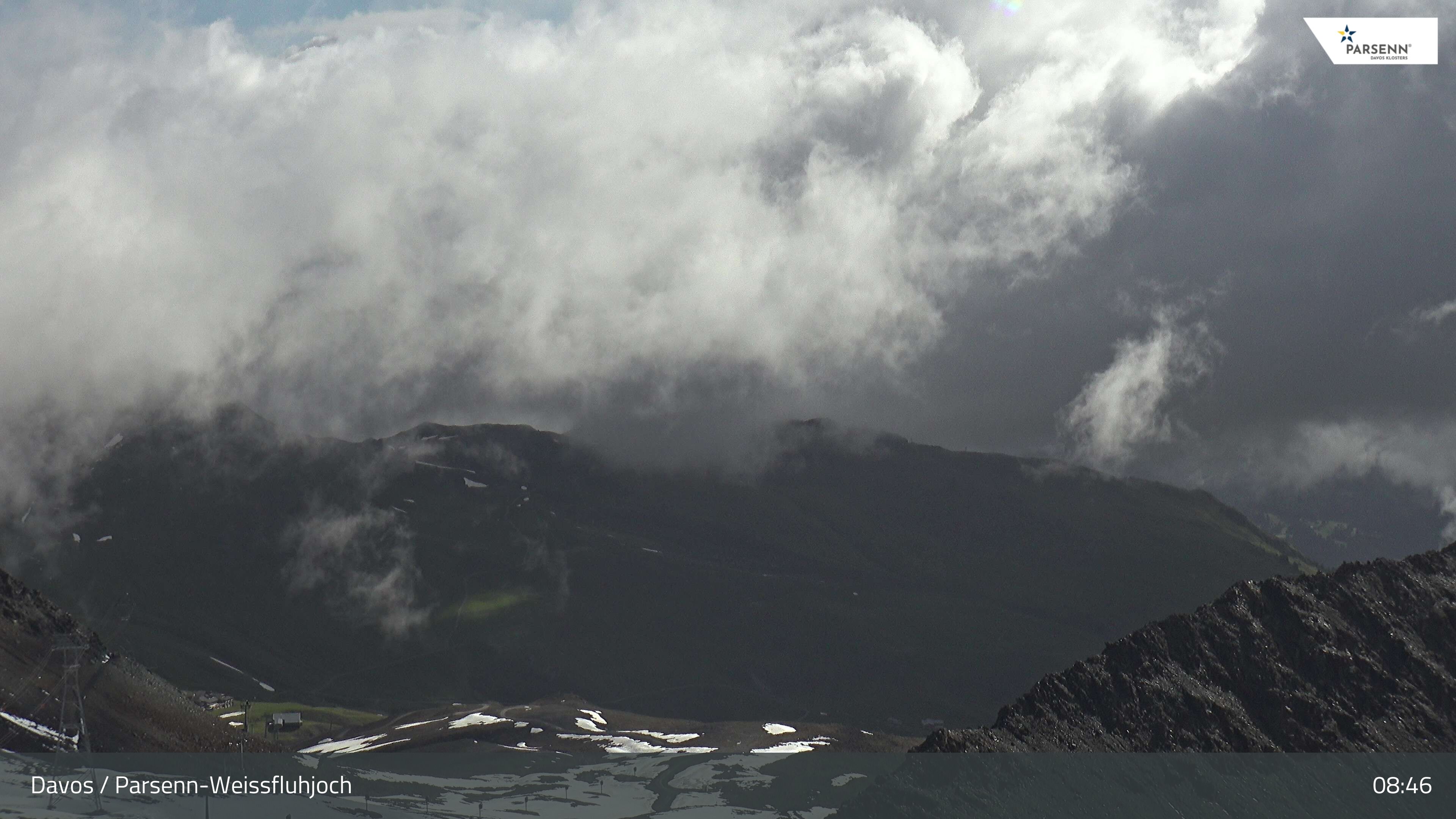 Davos: Dorf - Weissfluhjoch, Blick Gotschna