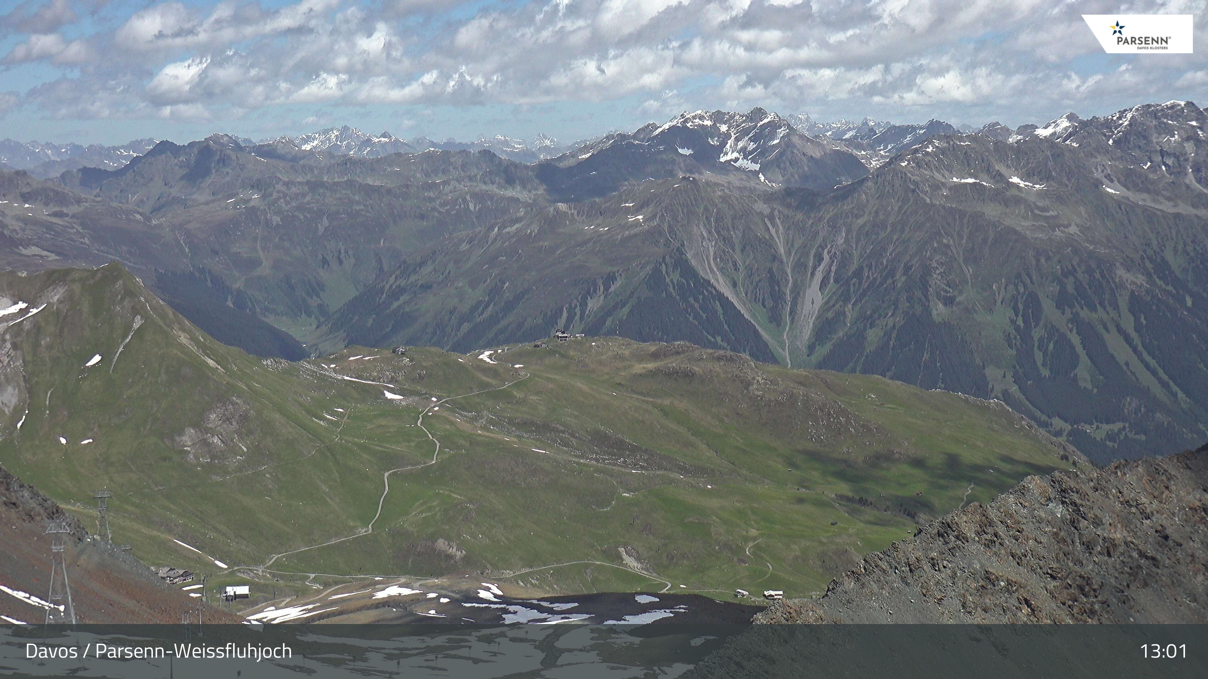 Davos: Dorf - Weissfluhjoch, Blick Gotschna