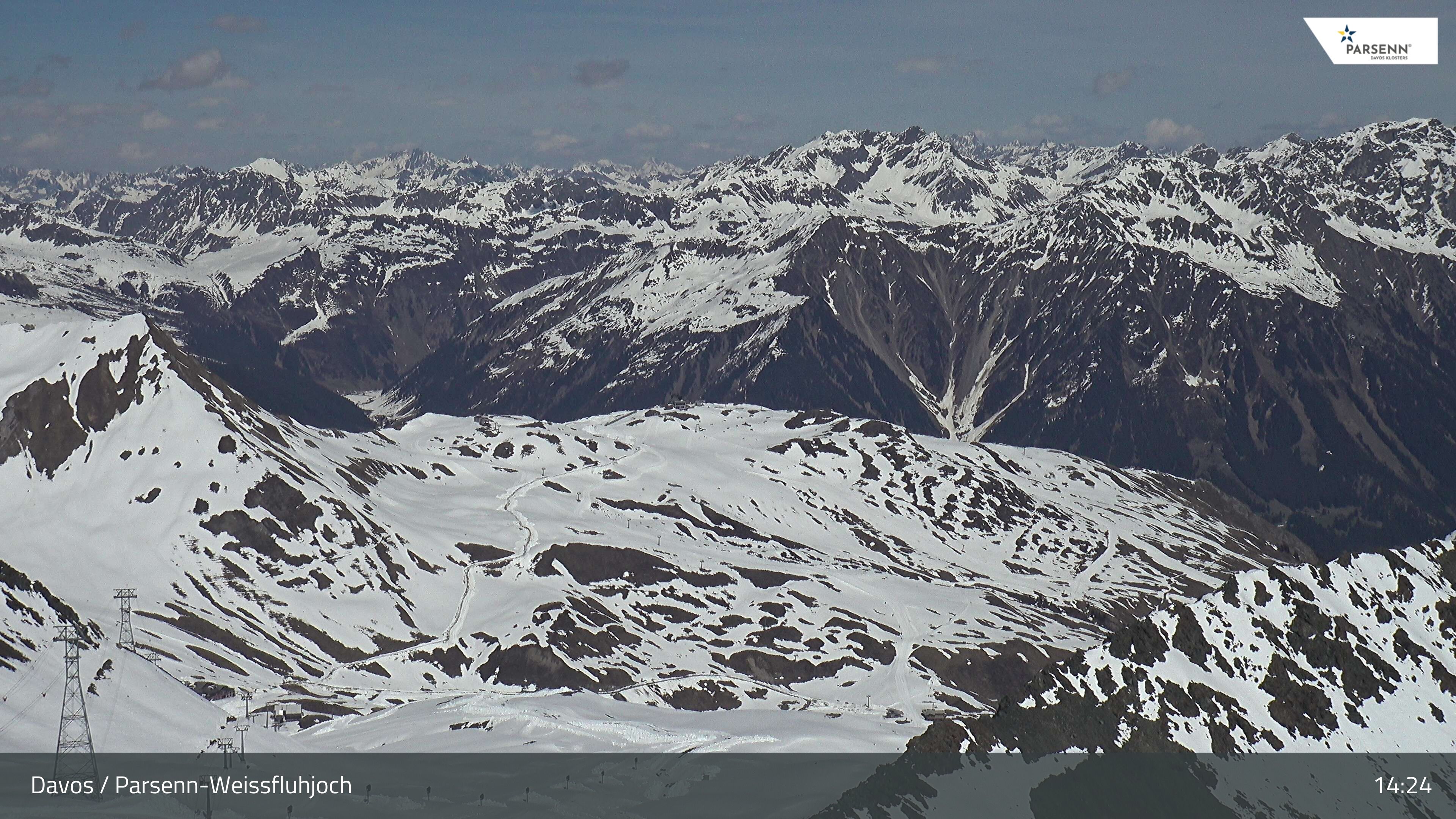 Davos: Dorf - Weissfluhjoch, Blick Gotschna