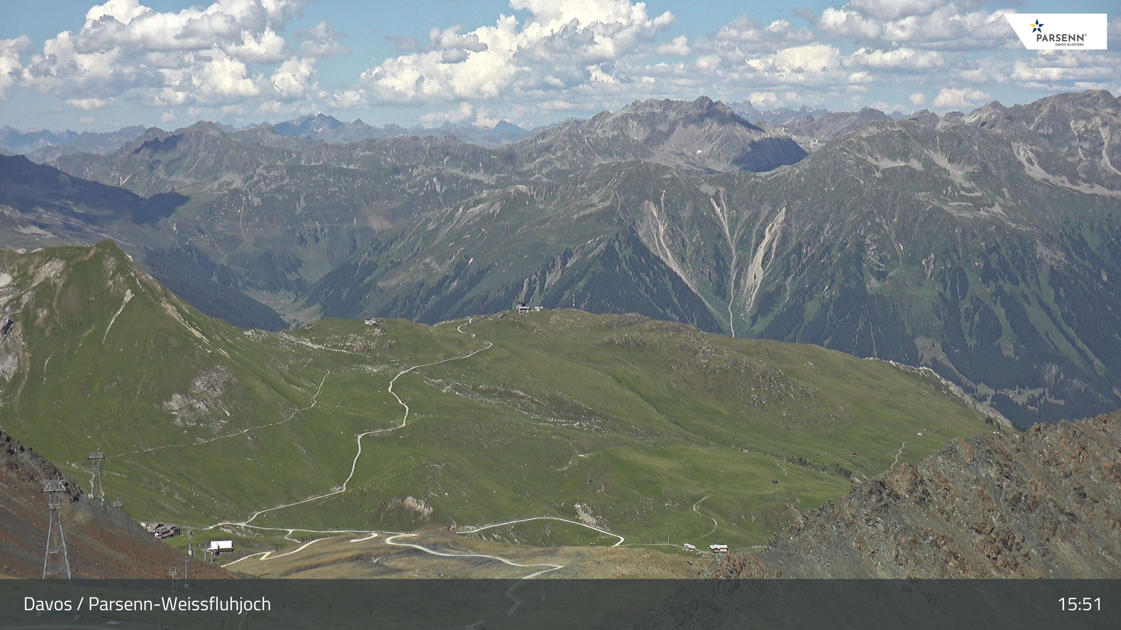 Davos: Dorf - Weissfluhjoch, Blick Gotschna