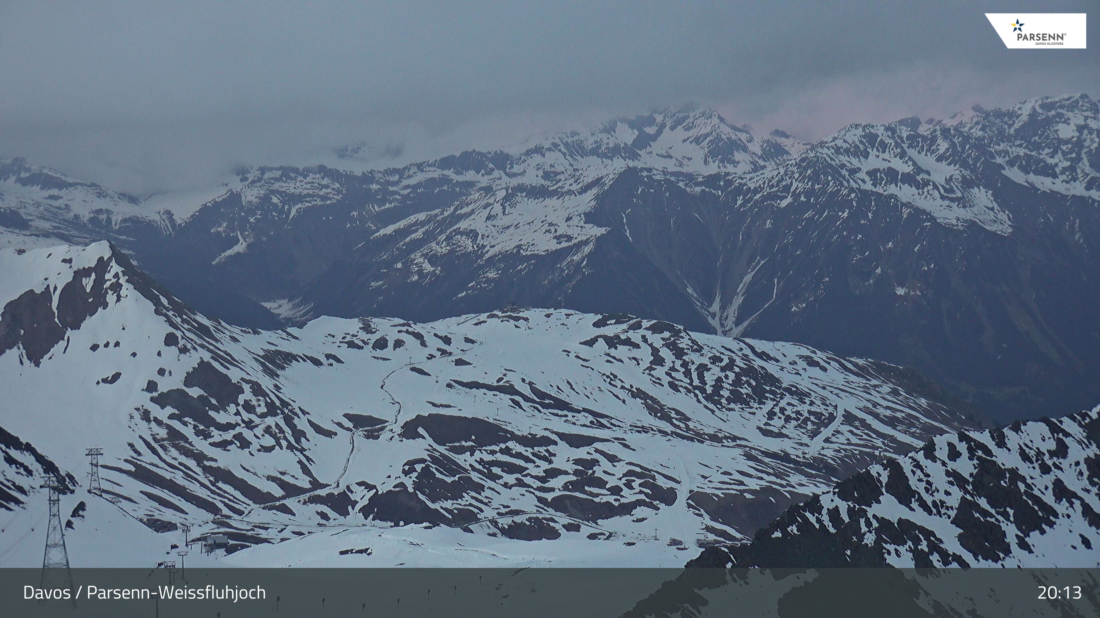 Davos: Dorf - Weissfluhjoch, Blick Gotschna