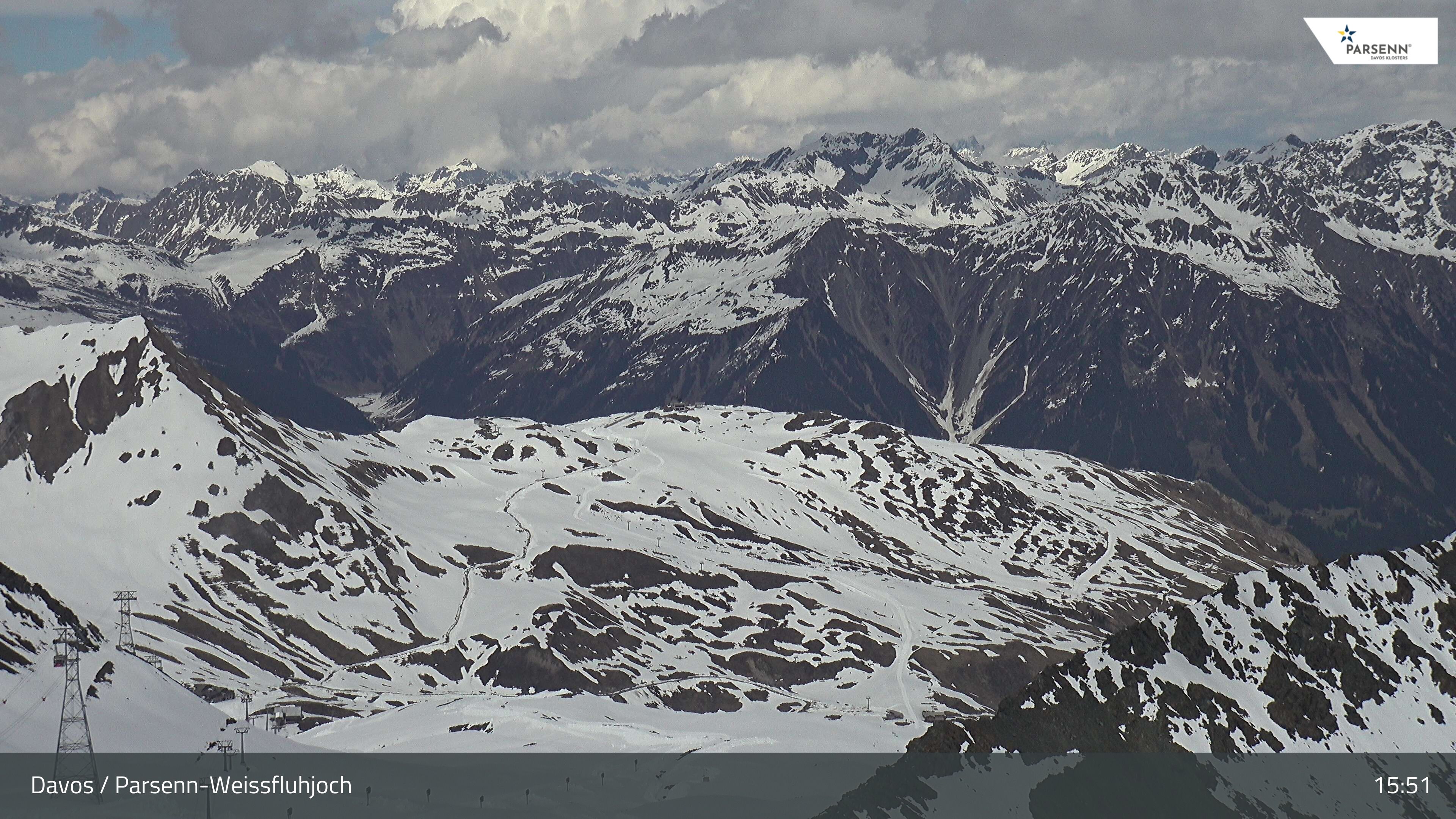 Davos: Dorf - Weissfluhjoch, Blick Gotschna