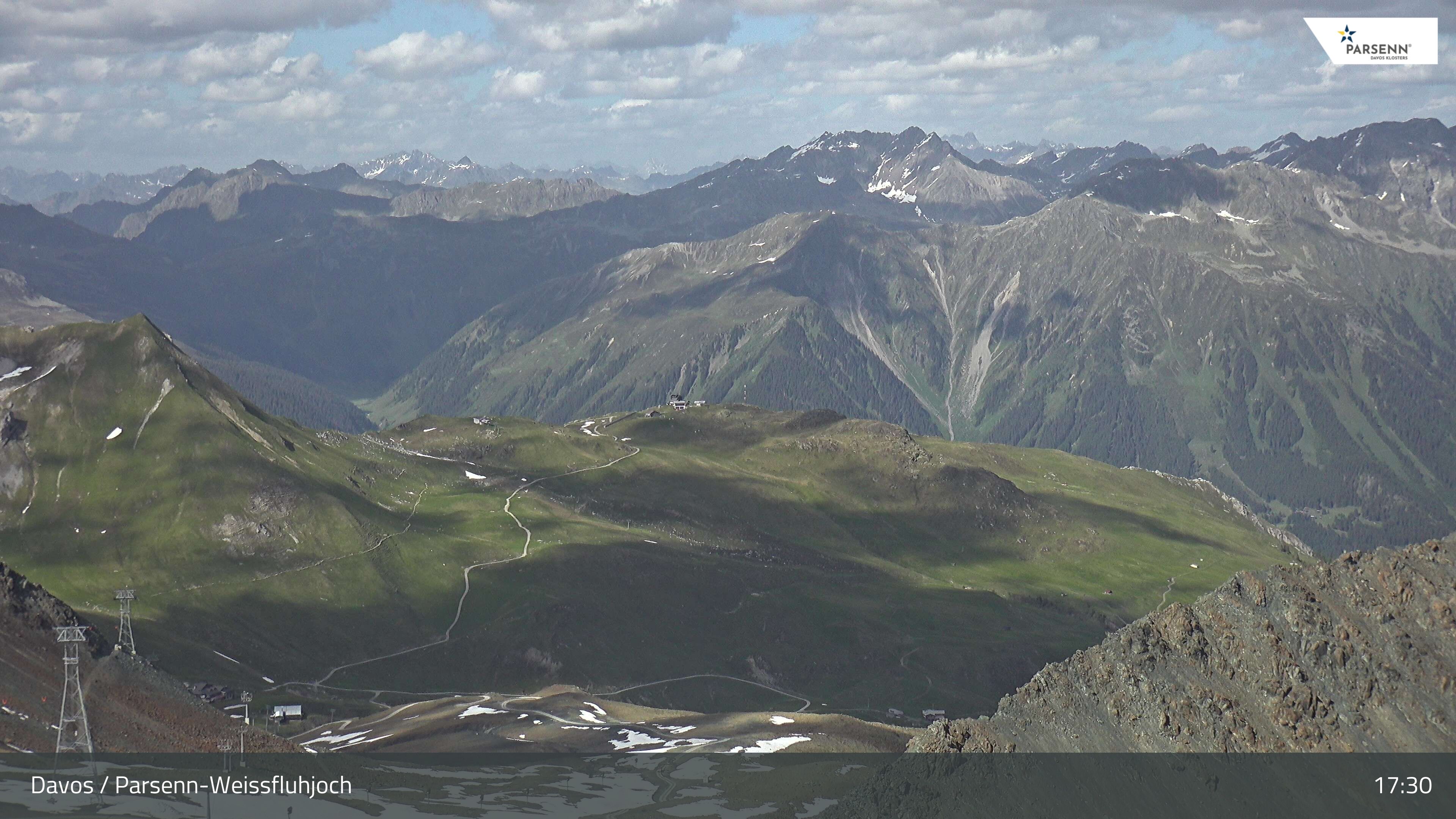 Davos: Dorf - Weissfluhjoch, Blick Gotschna