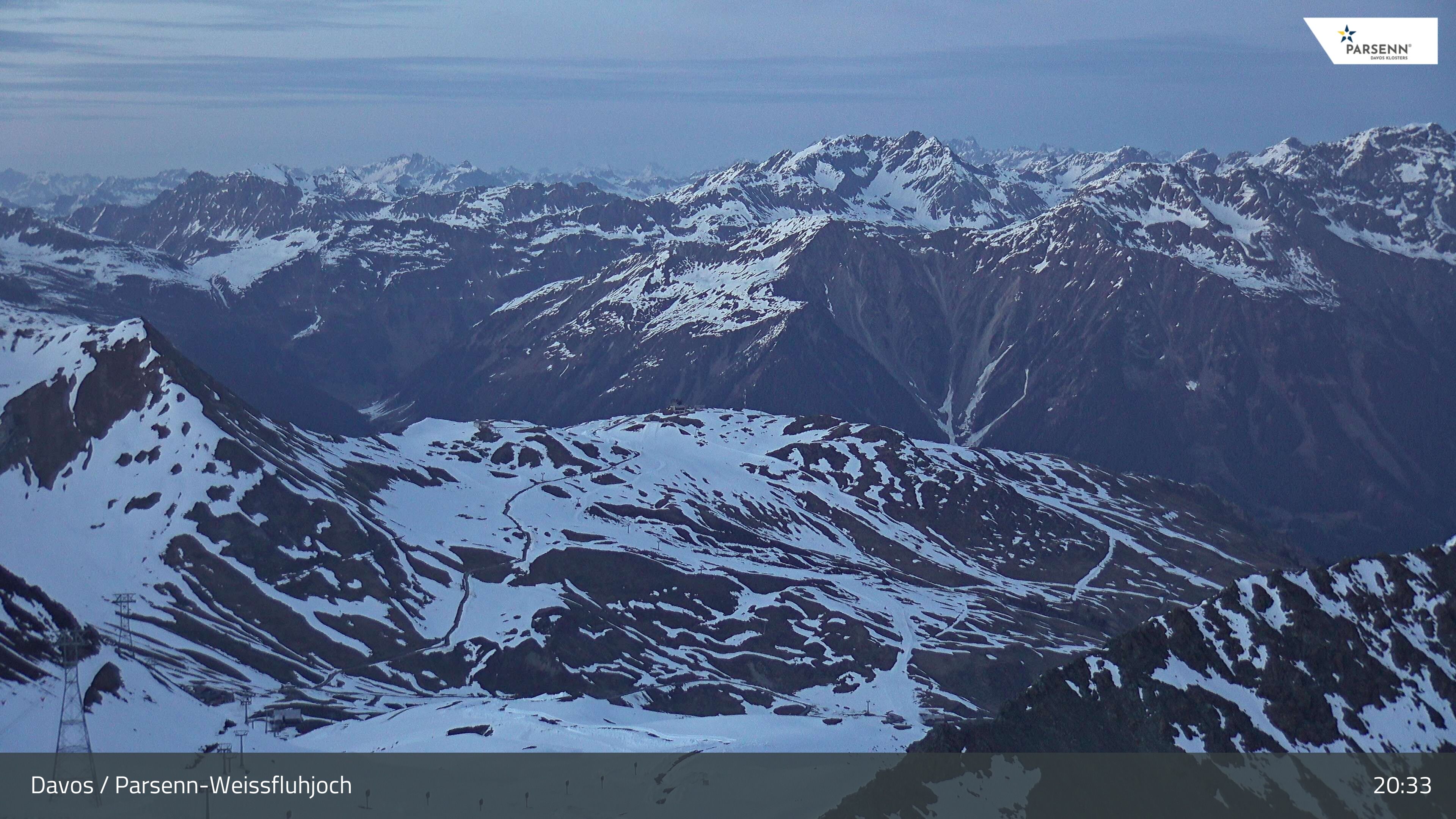 Davos: Dorf - Weissfluhjoch, Blick Gotschna