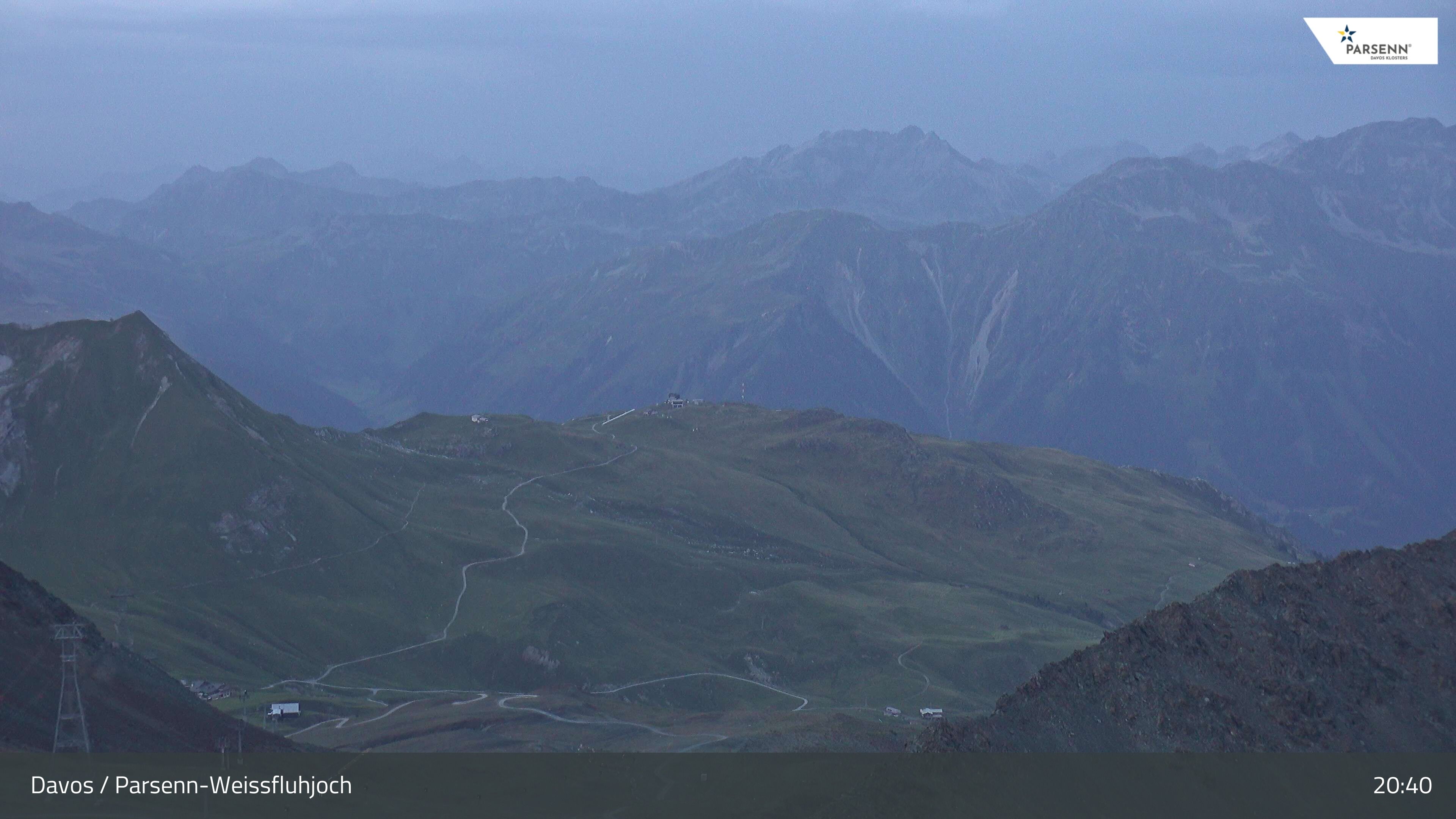 Davos: Dorf - Weissfluhjoch, Blick Gotschna