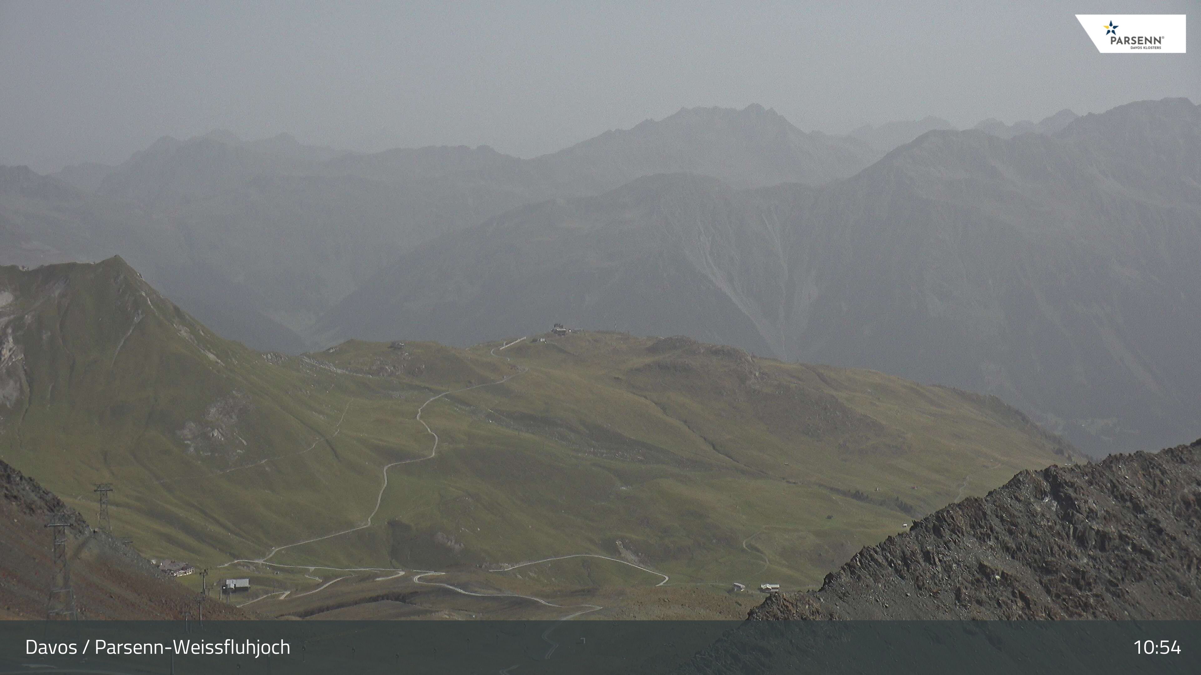 Davos: Dorf - Weissfluhjoch, Blick Gotschna