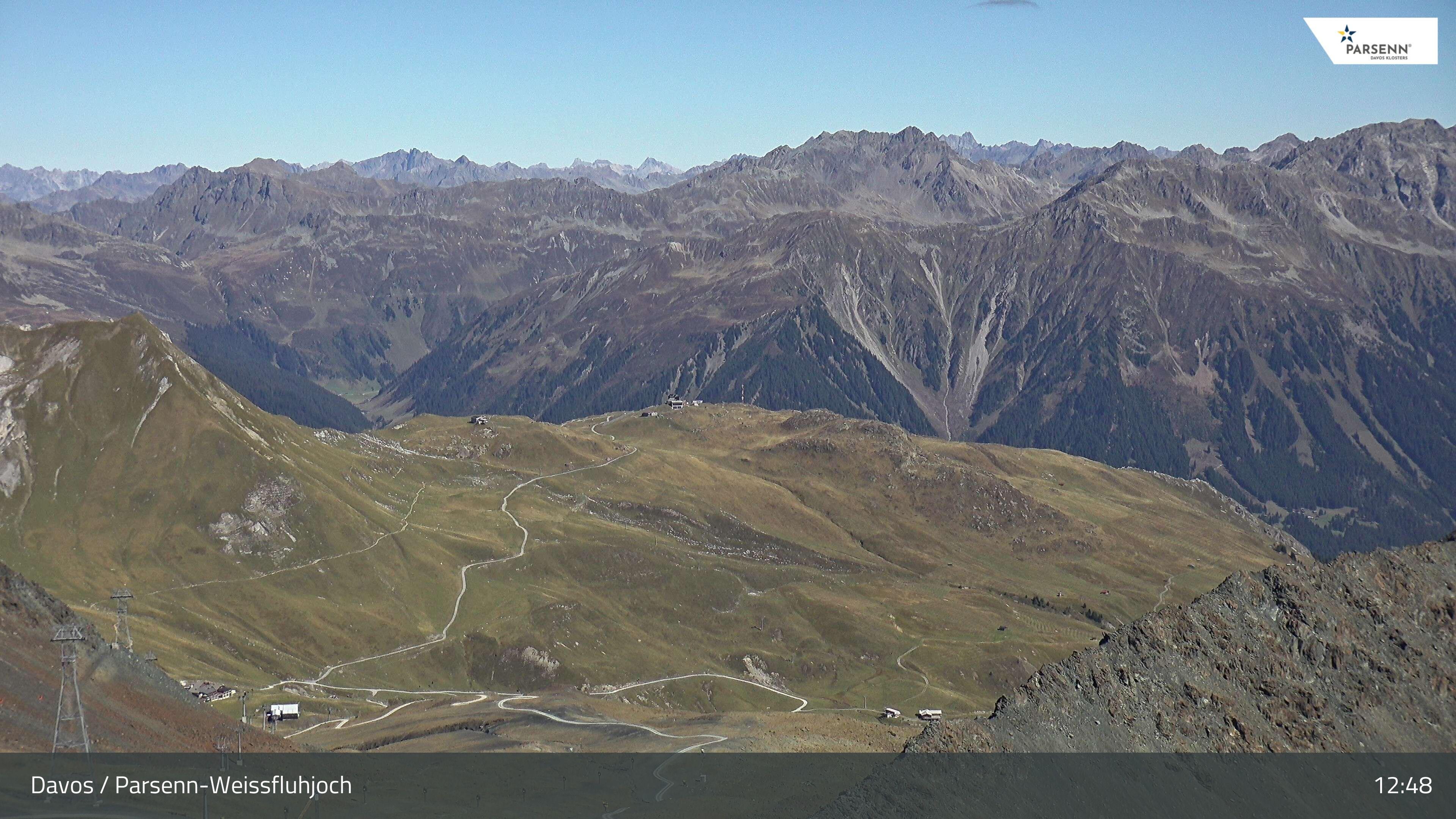 Davos: Dorf - Weissfluhjoch, Blick Gotschna