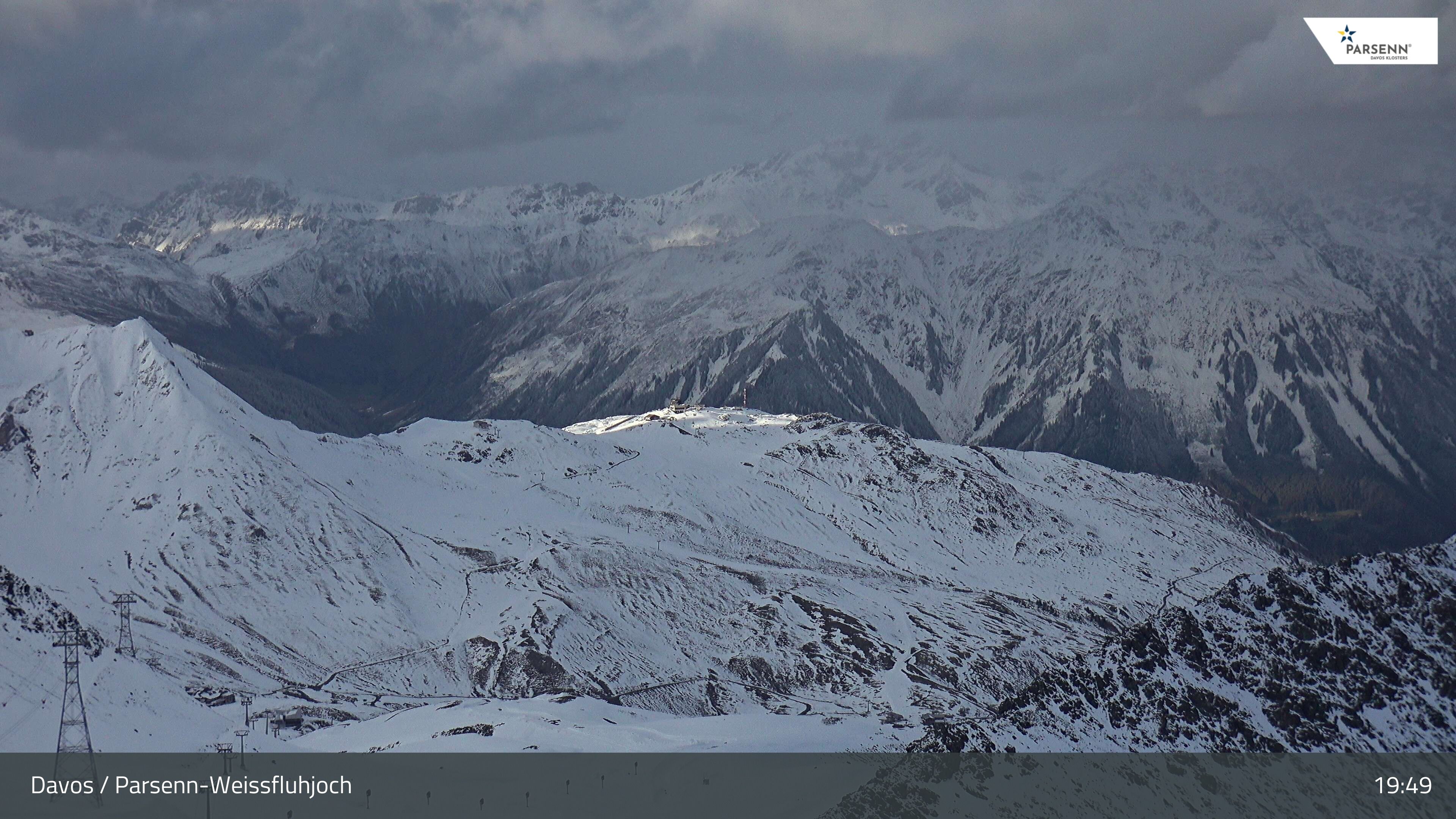 Davos: Dorf - Weissfluhjoch, Blick Gotschna