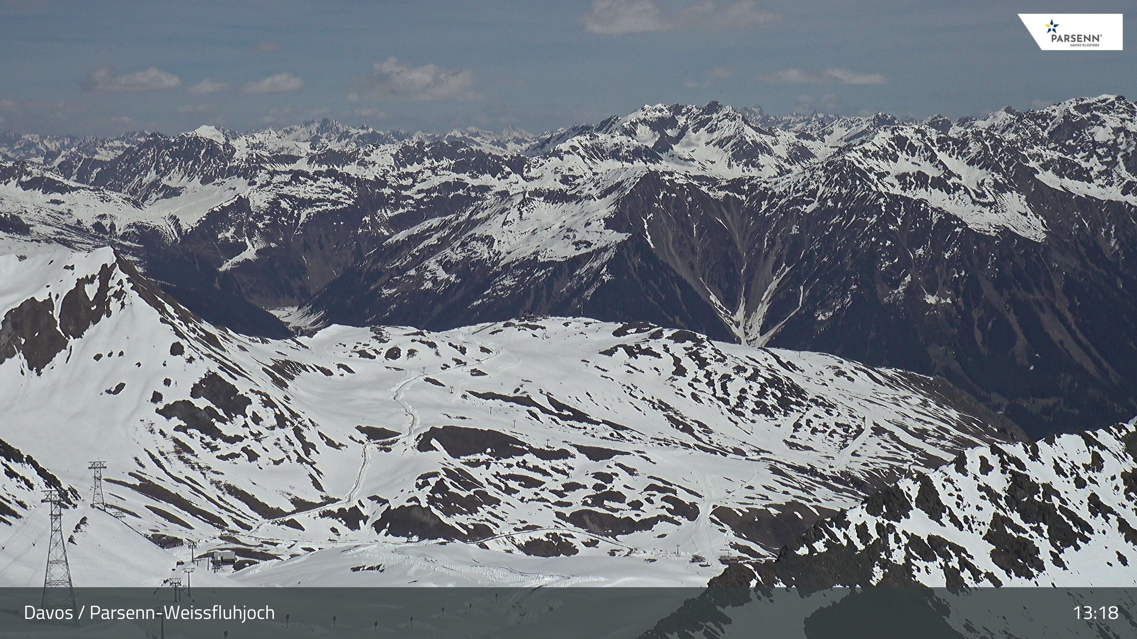 Davos: Dorf - Weissfluhjoch, Blick Gotschna