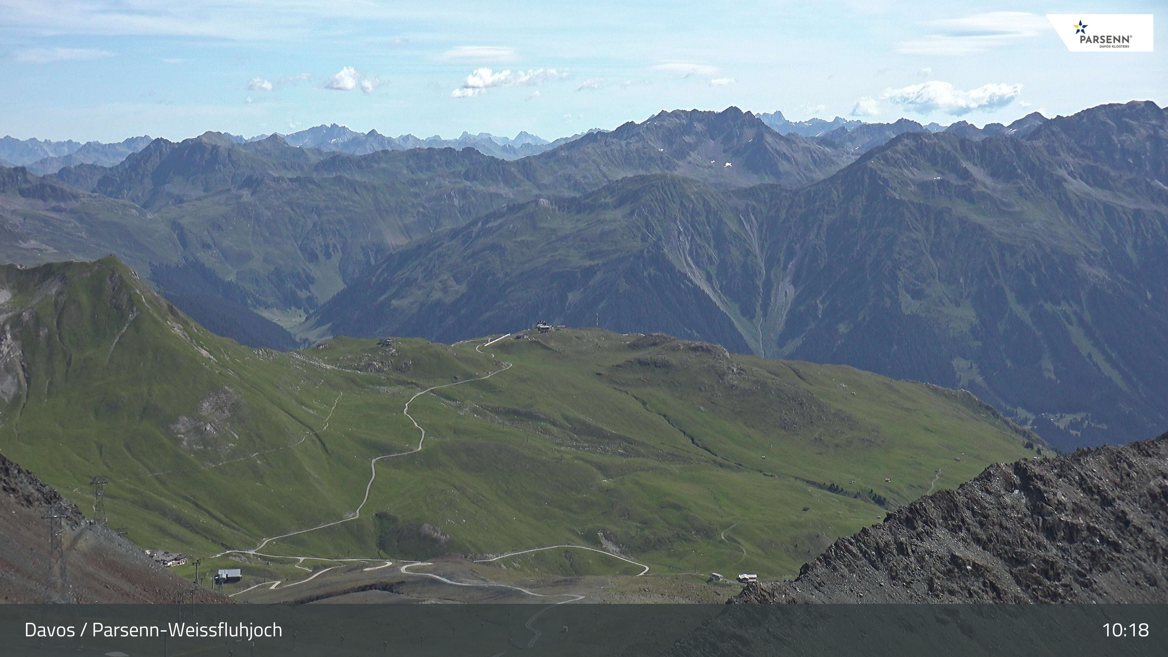 Davos: Dorf - Weissfluhjoch, Blick Gotschna