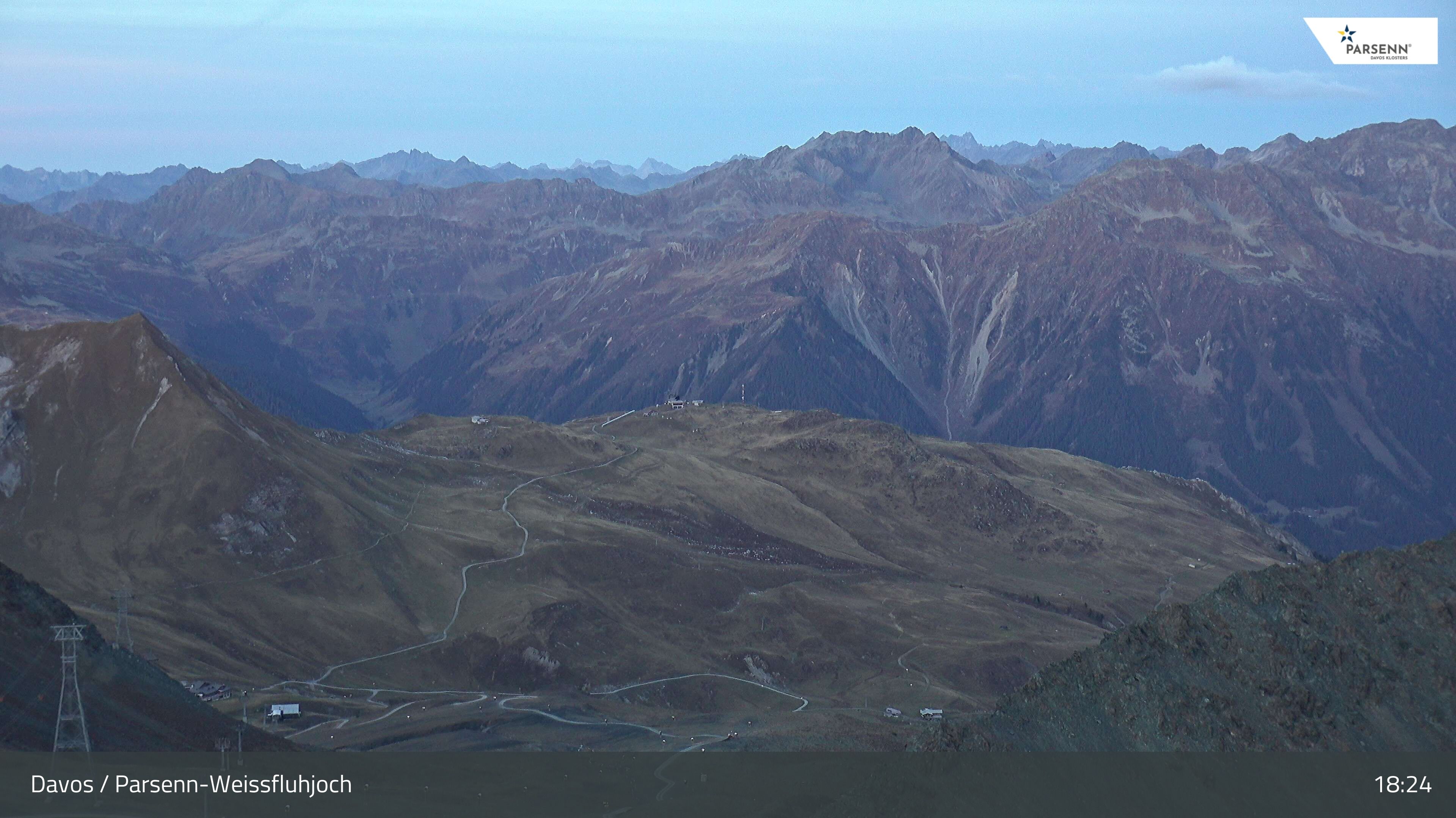 Davos: Dorf - Weissfluhjoch, Blick Gotschna