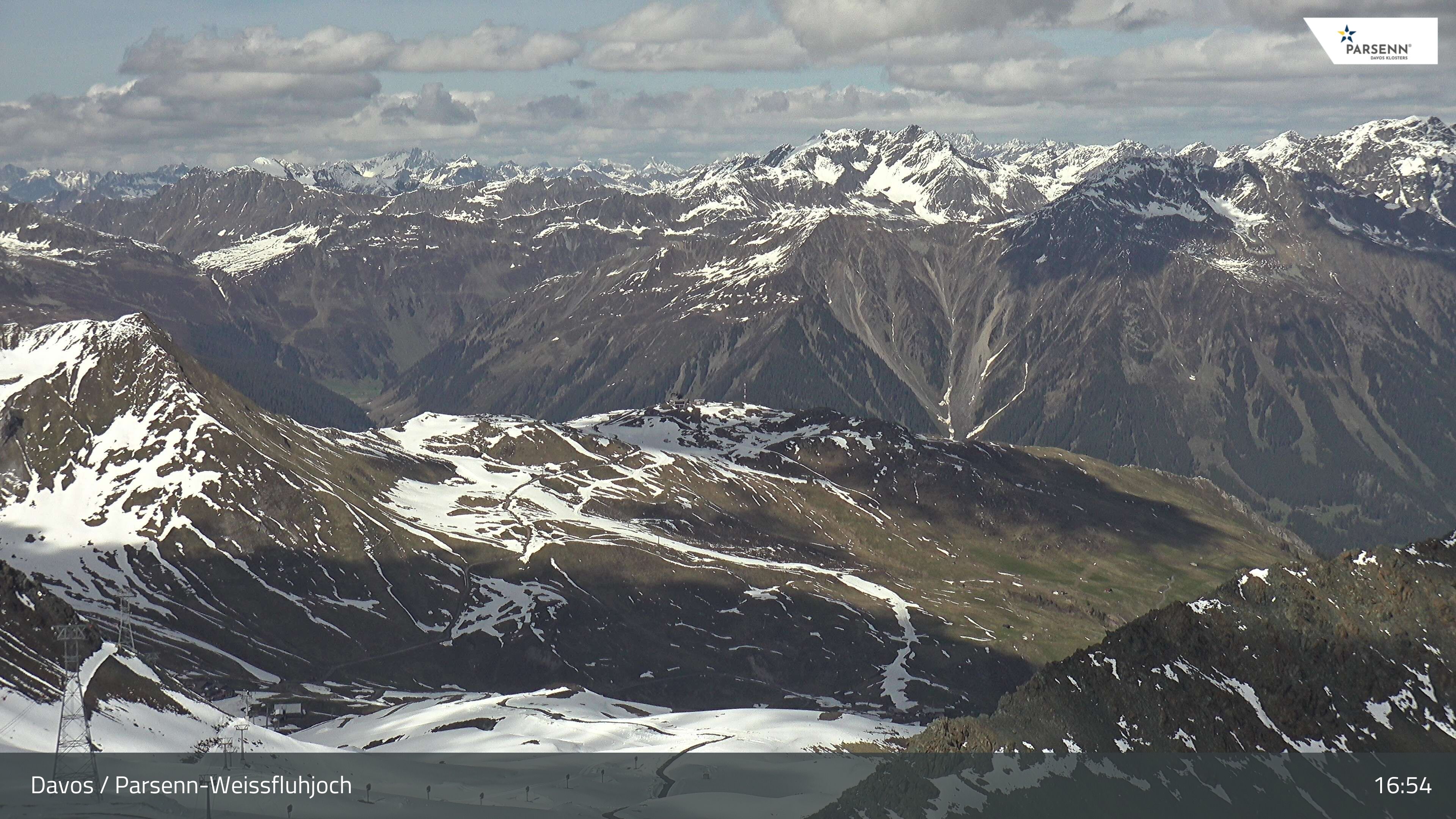 Davos: Dorf - Weissfluhjoch, Blick Gotschna