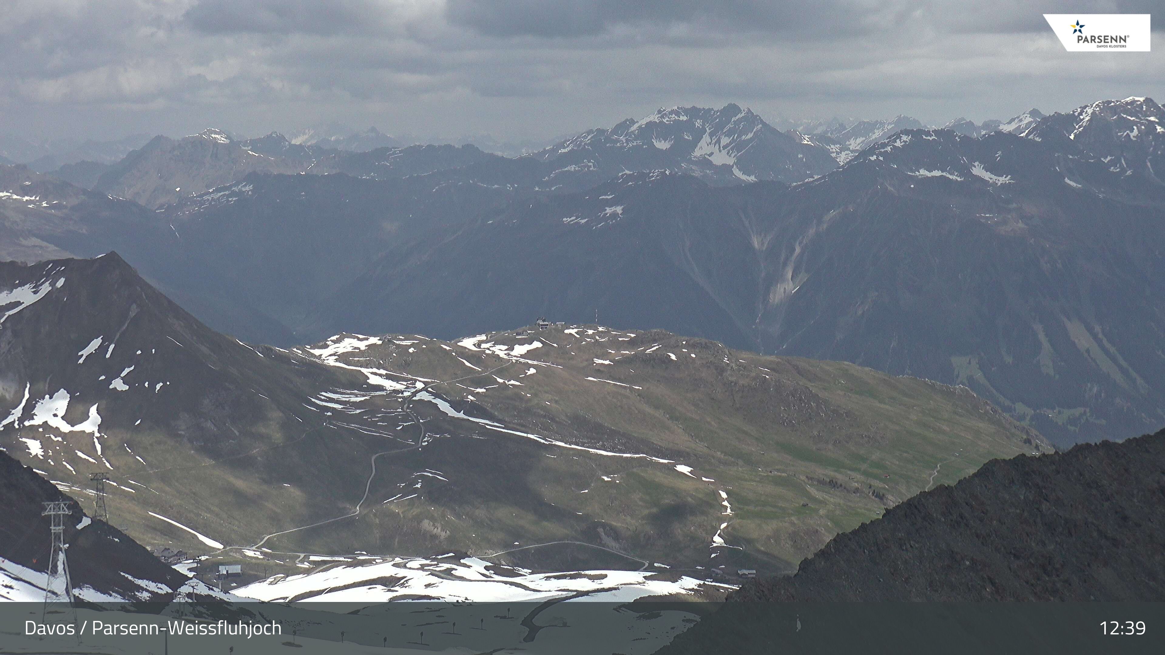 Davos: Dorf - Weissfluhjoch, Blick Gotschna
