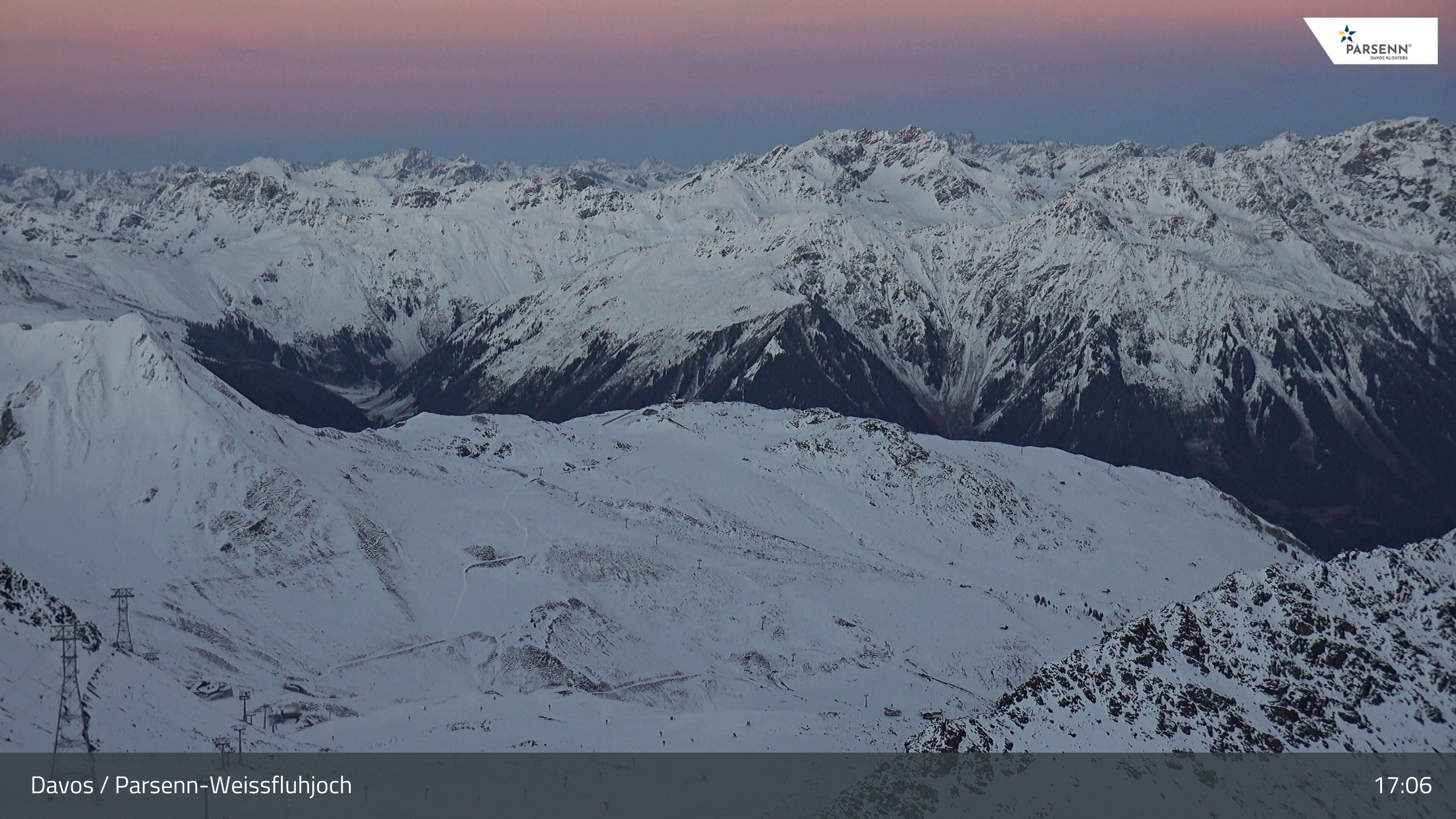 Davos: Dorf - Weissfluhjoch, Blick Gotschna