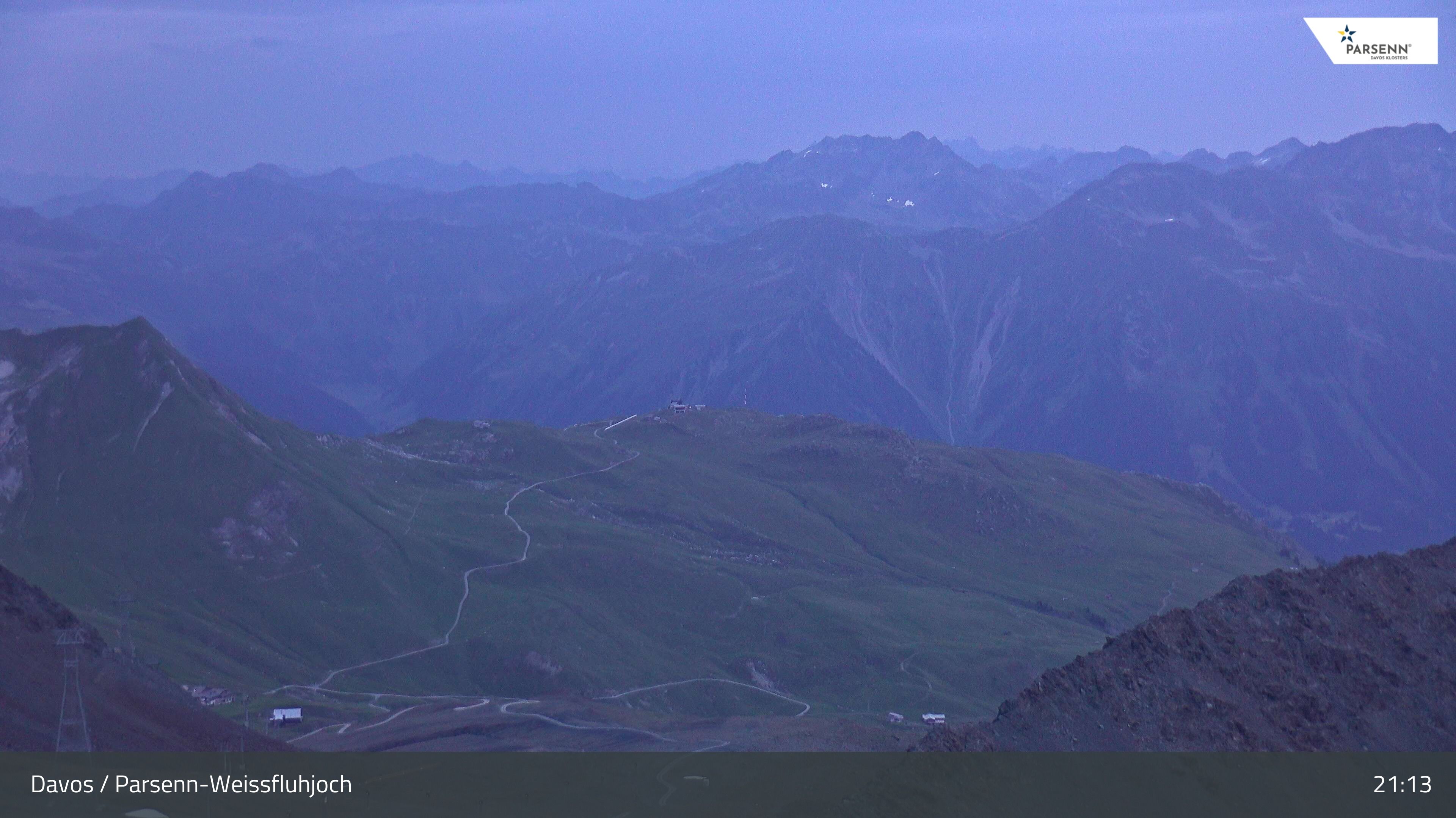 Davos: Dorf - Weissfluhjoch, Blick Gotschna